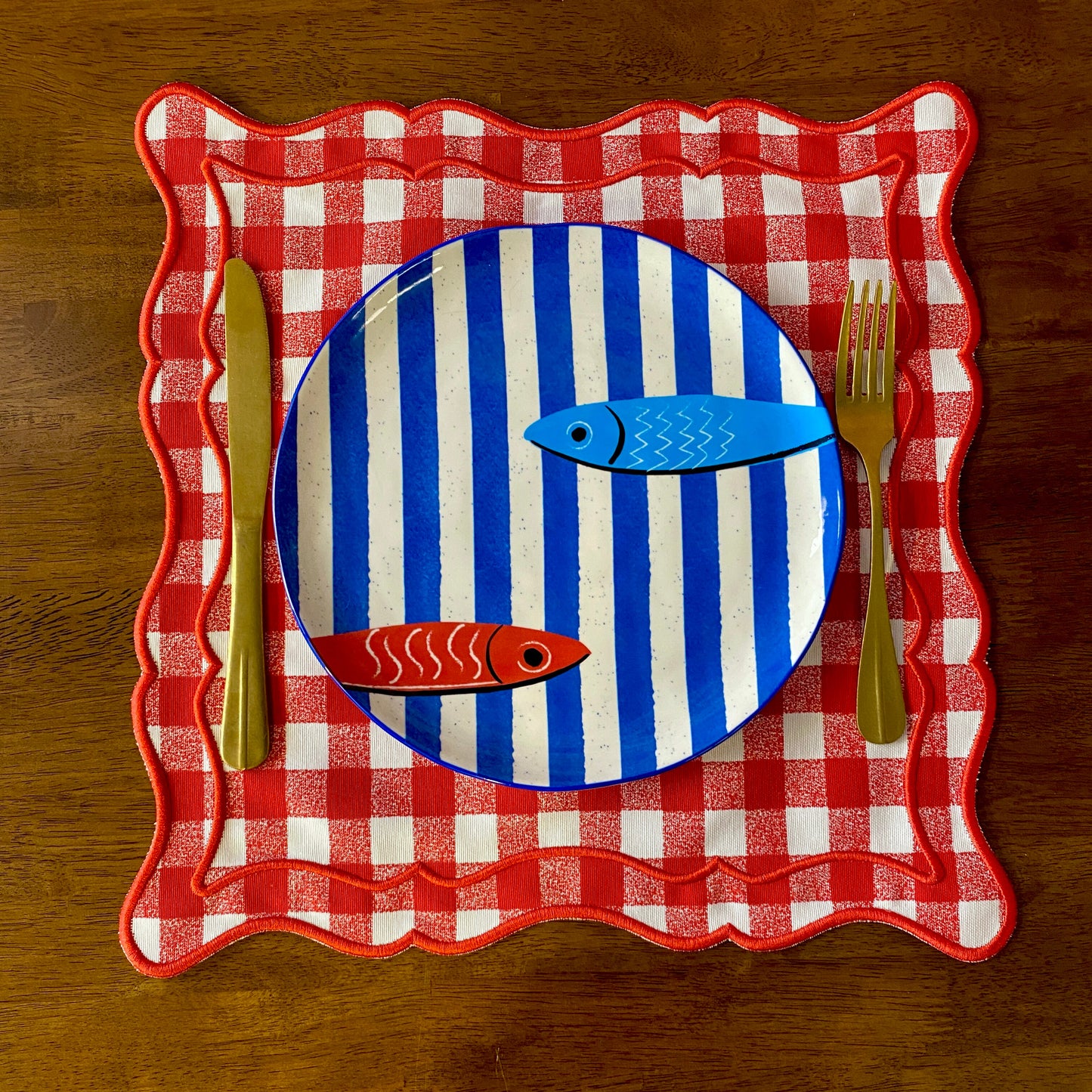 Tovaglietta In Stoffa Placemat - Quadrata