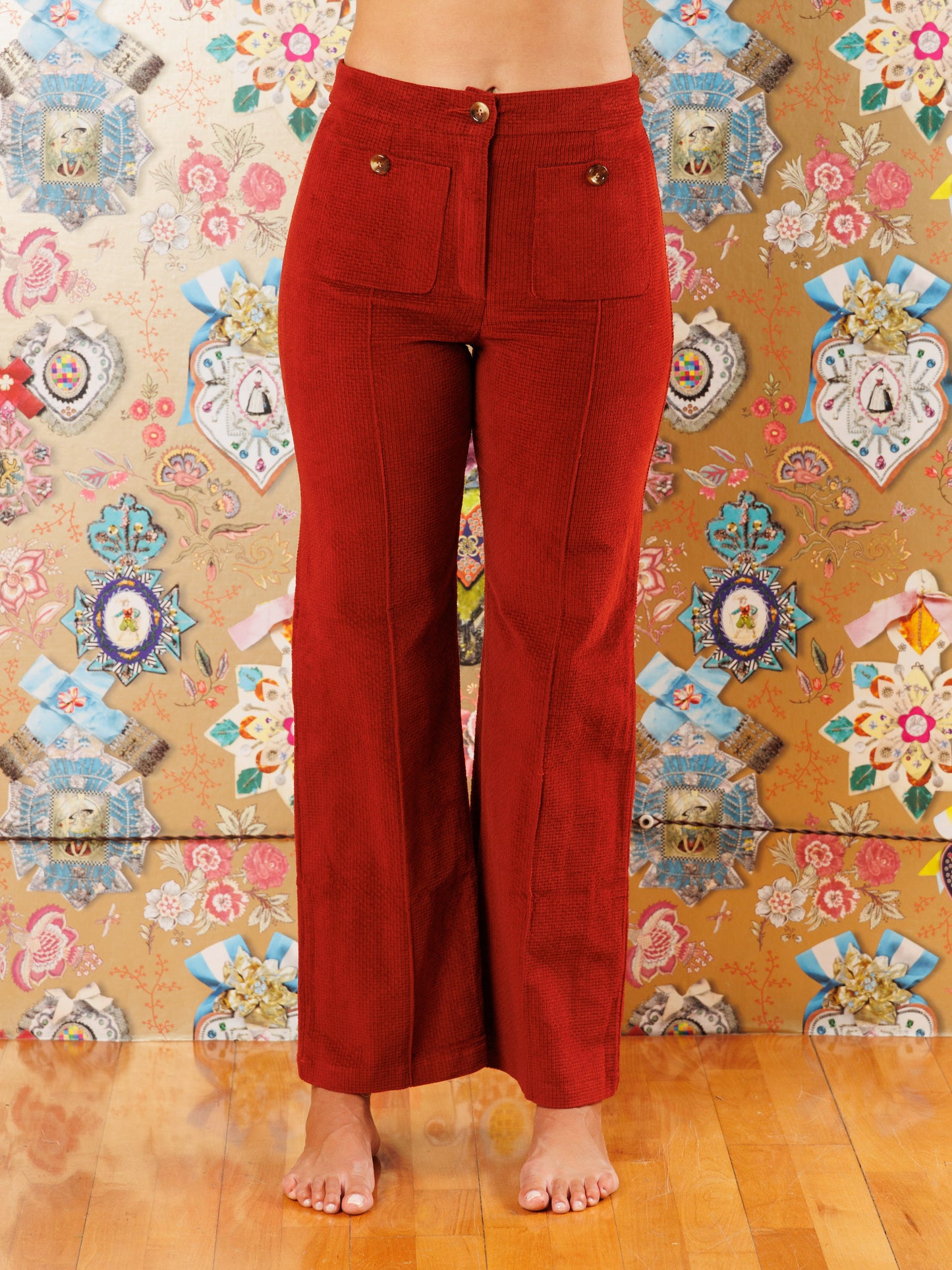 Pantaloni Butha-buthe in velluto