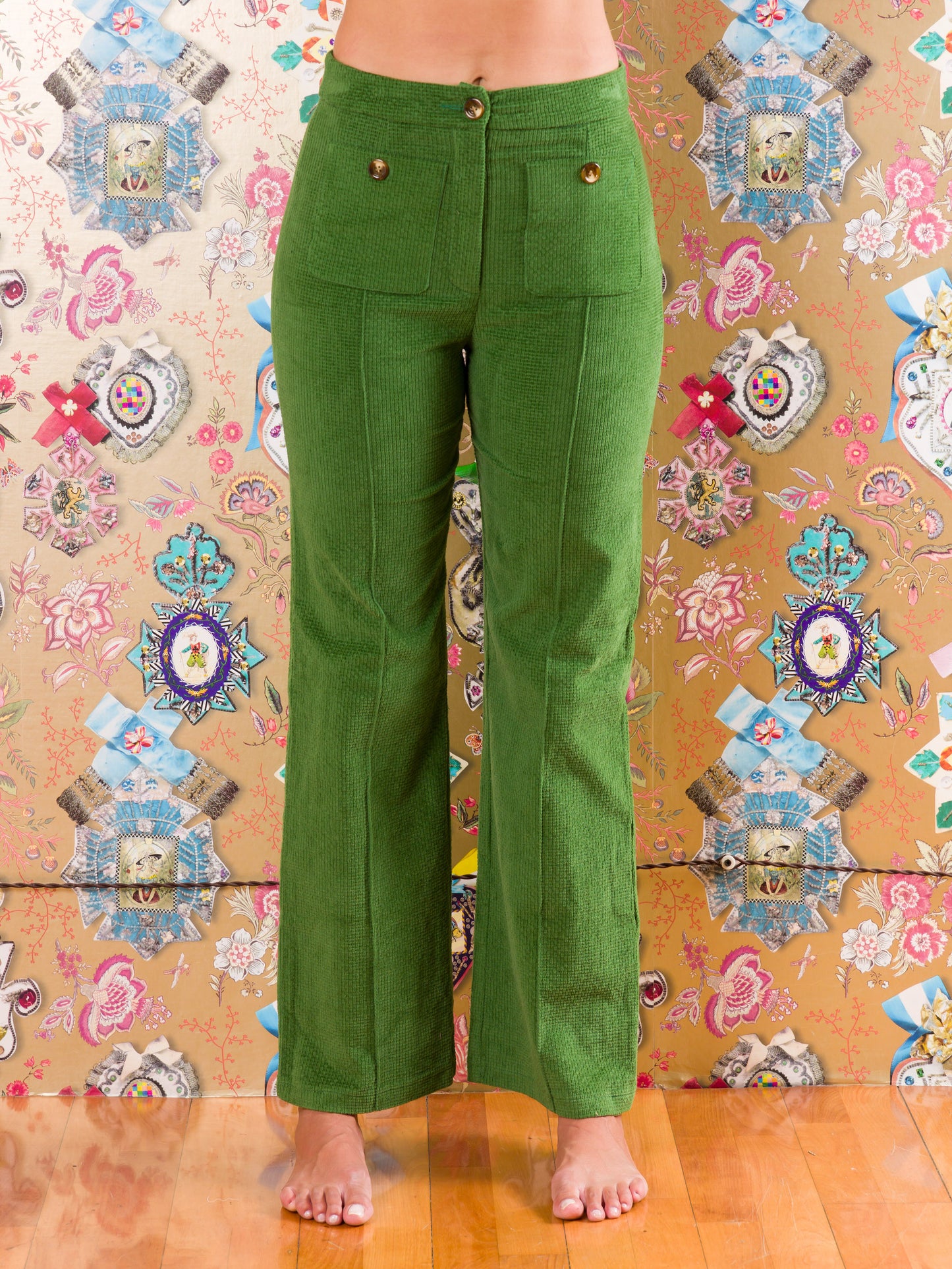 Pantaloni Butha-buthe in velluto