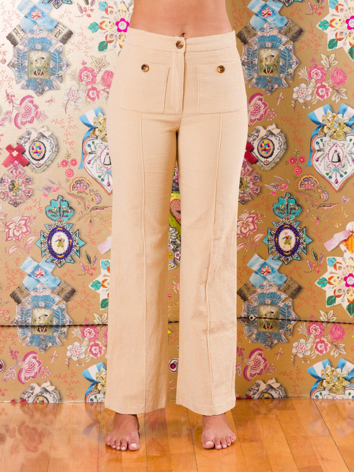 Pantaloni Butha-buthe in velluto