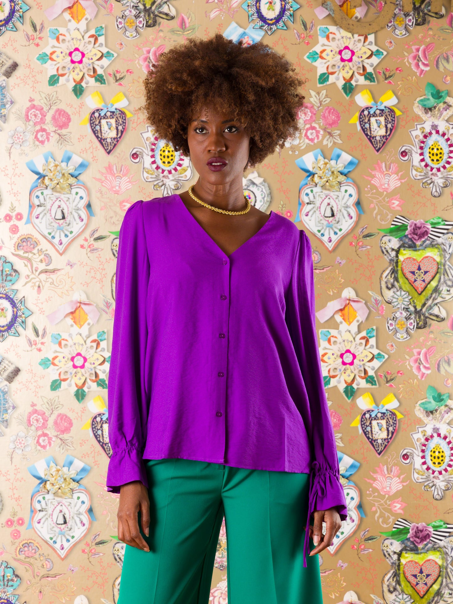 Camicia Eshowe in viscosa