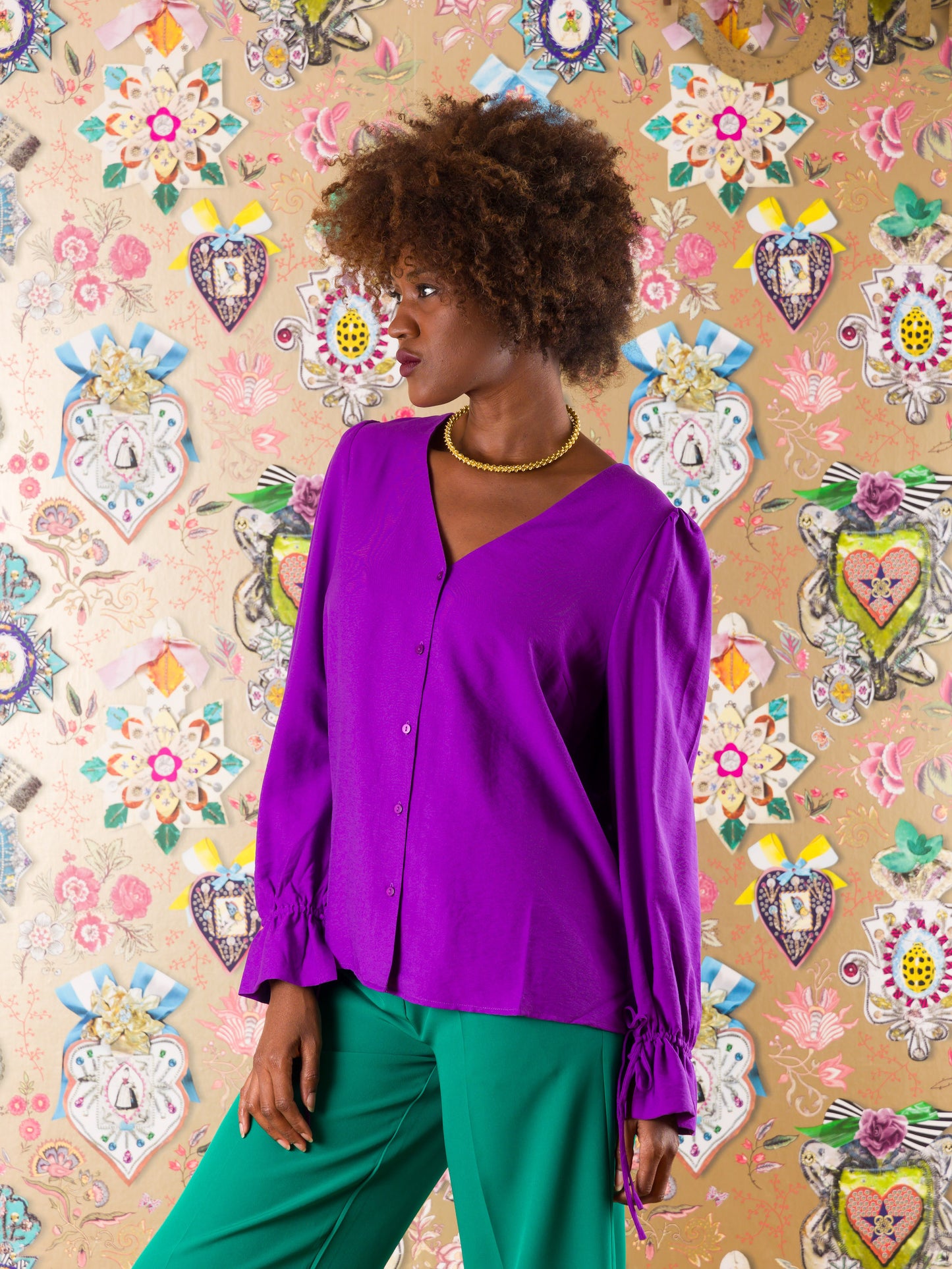 Camicia Eshowe in viscosa