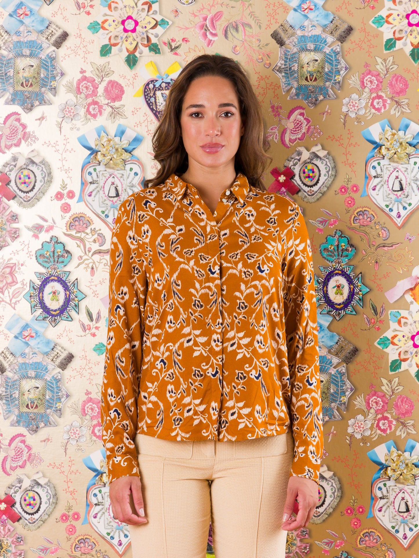 Camicia Classica Bloemfontein in viscosa