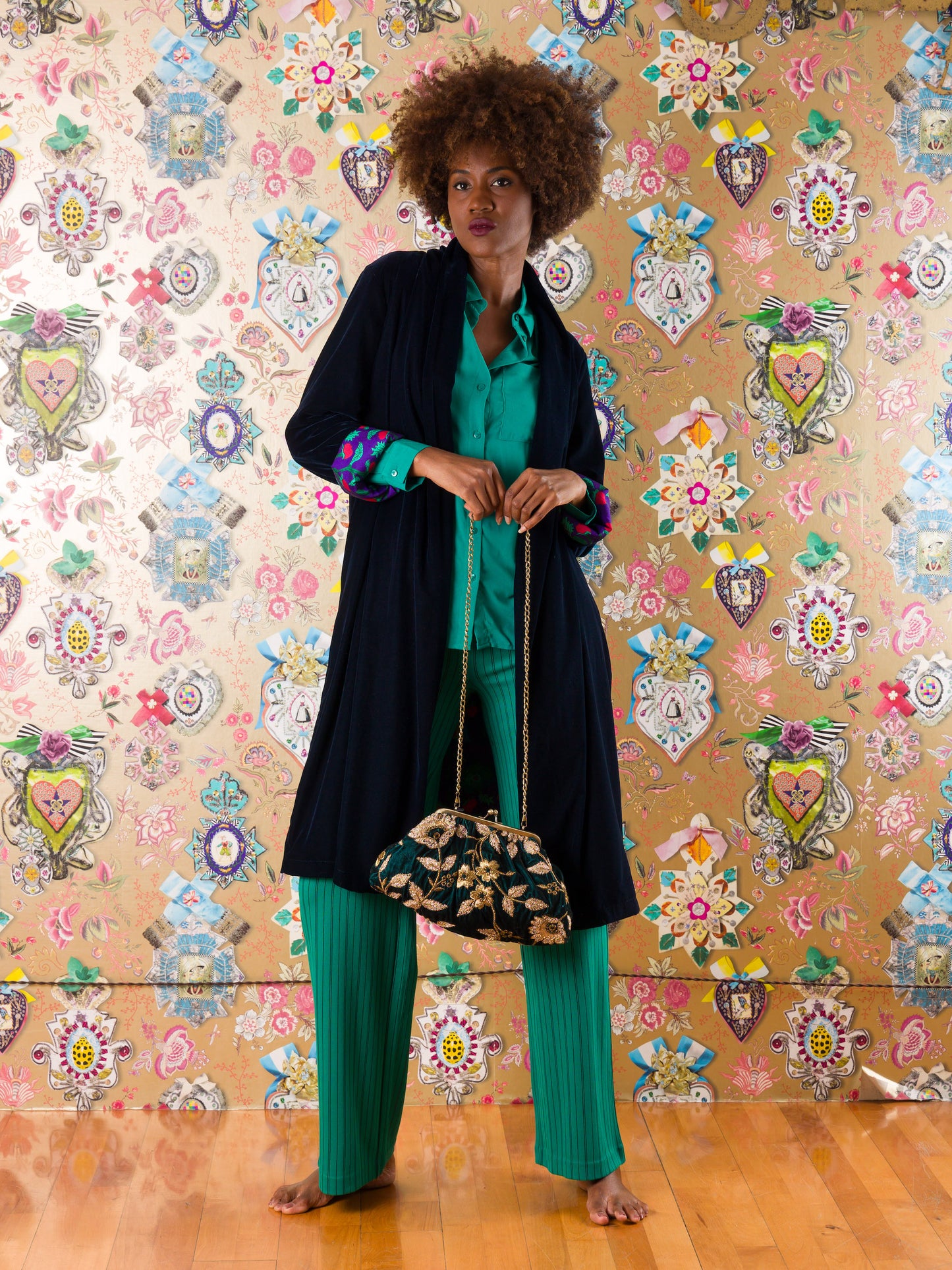Kimono Cradock in velluto