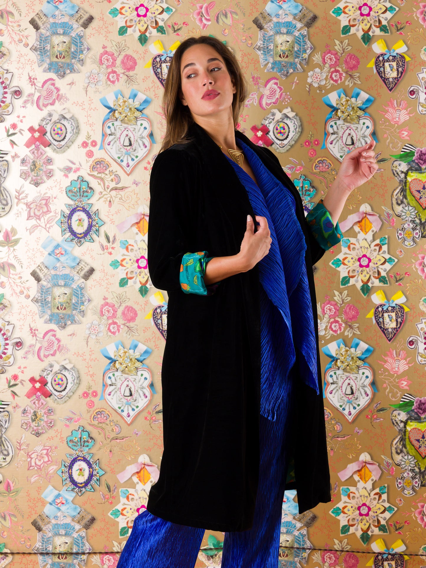 Kimono Cradock in velluto