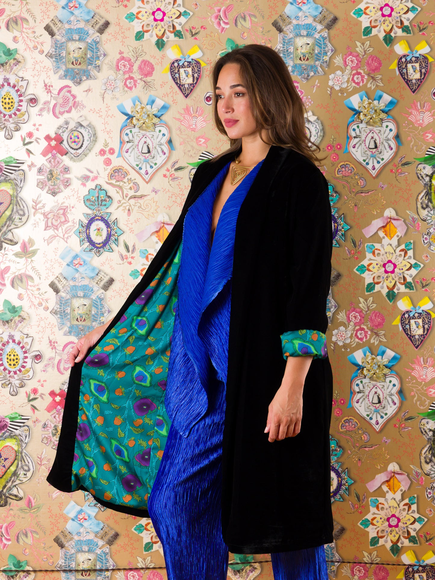 Kimono Cradock in velluto