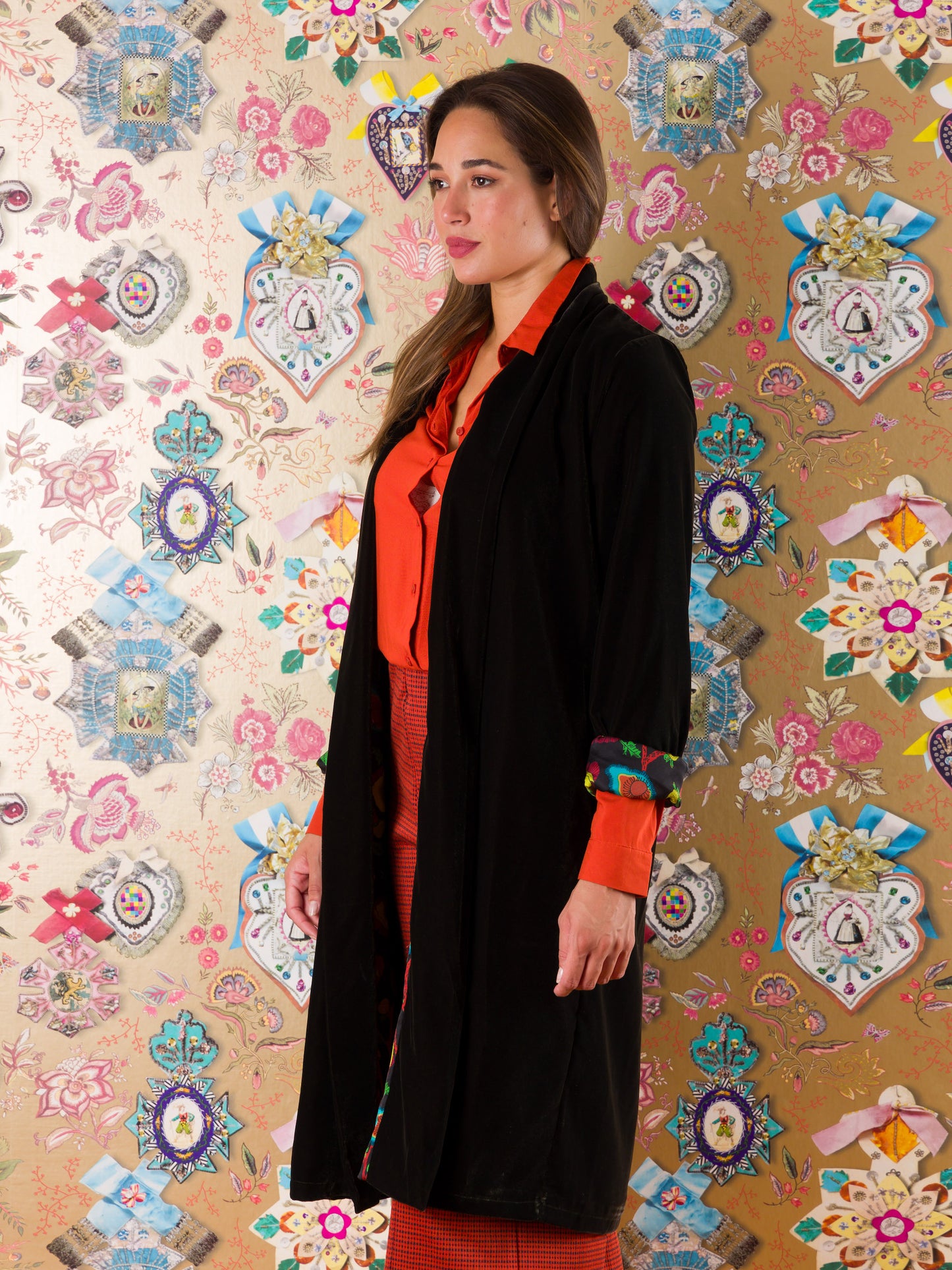 Kimono Cradock in velluto