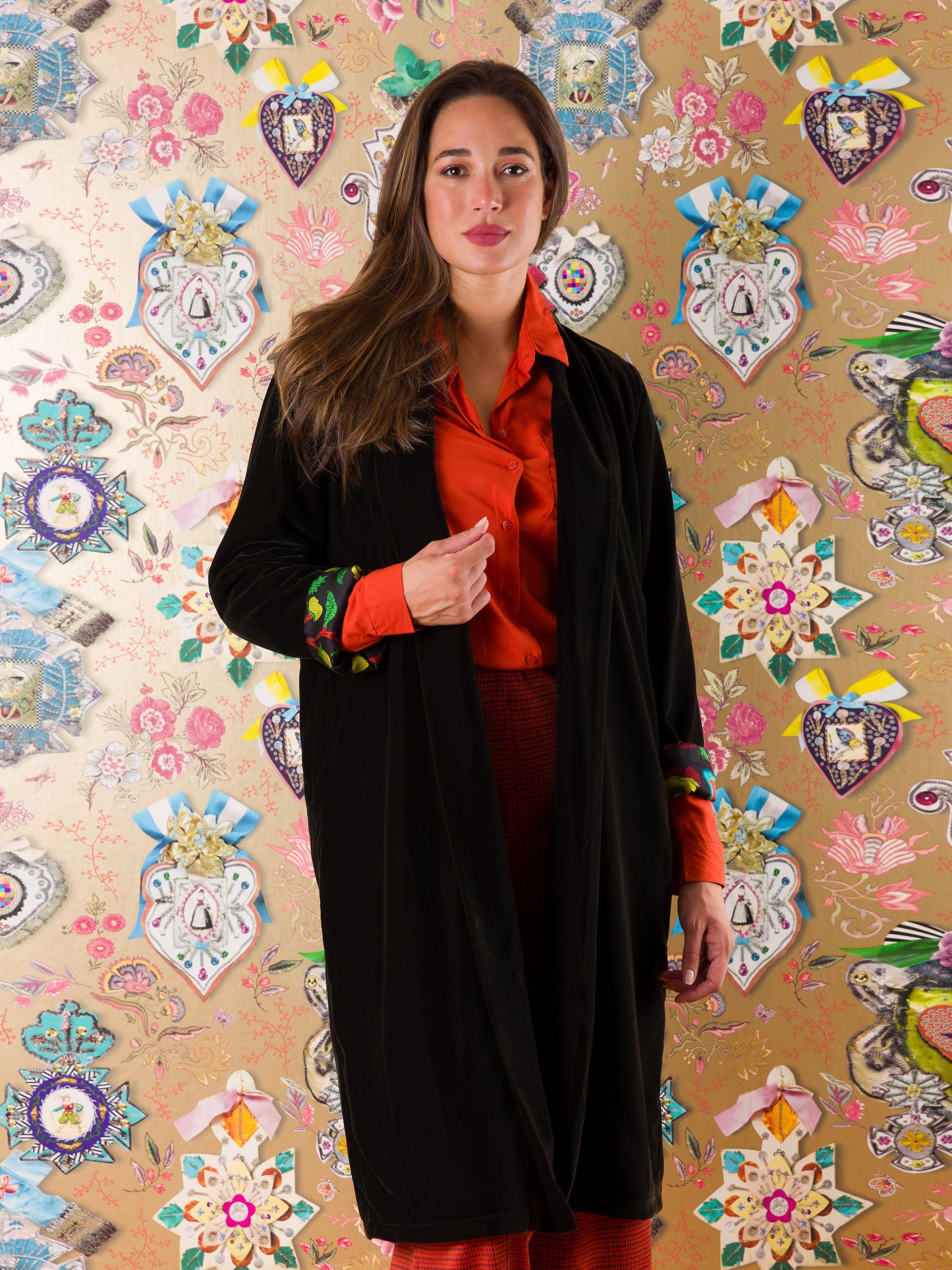 Kimono Cradock in velluto