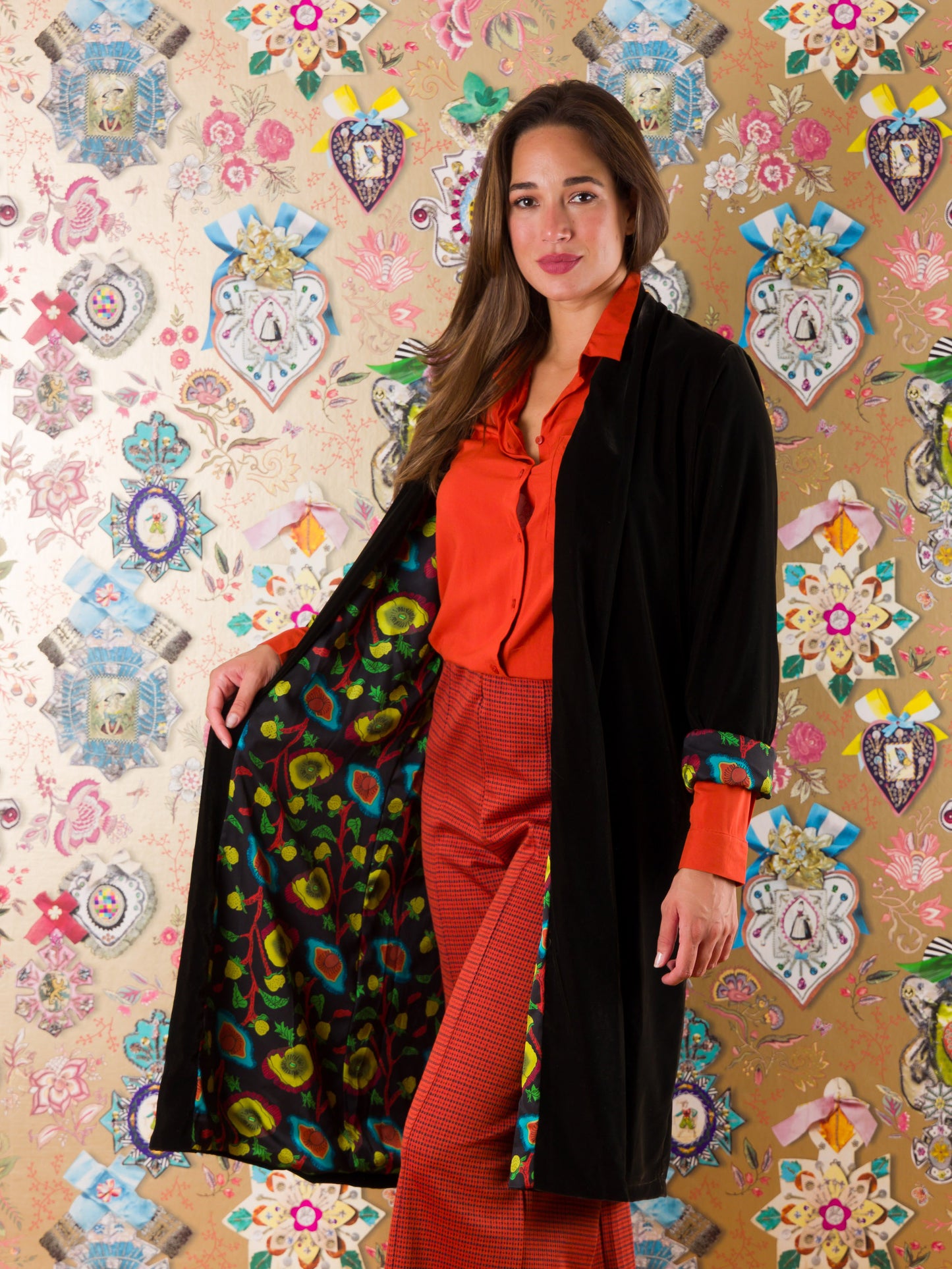 Kimono Cradock in velluto