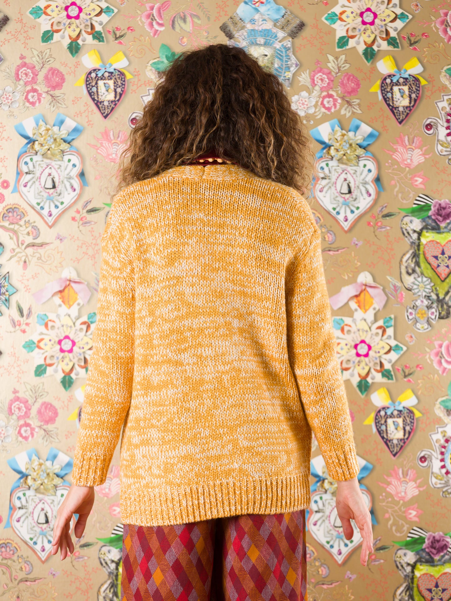 Cardigan George in lana