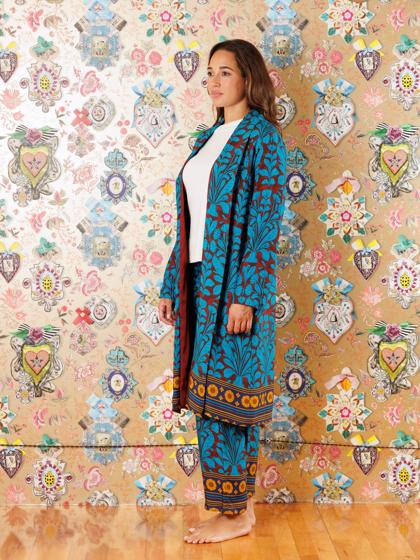 Kimono Coffee Bay in crepe