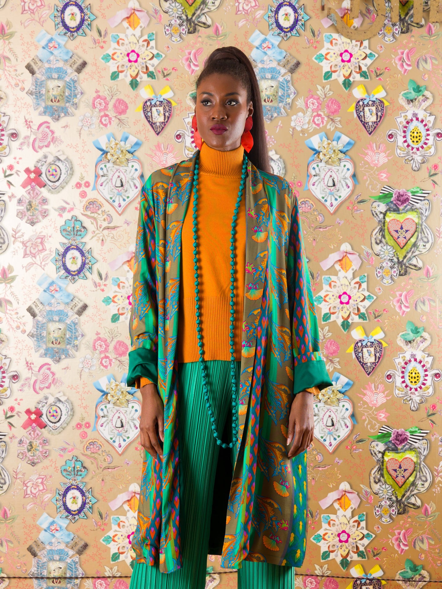 Kimono Mbamba Bay in fantasia floreale