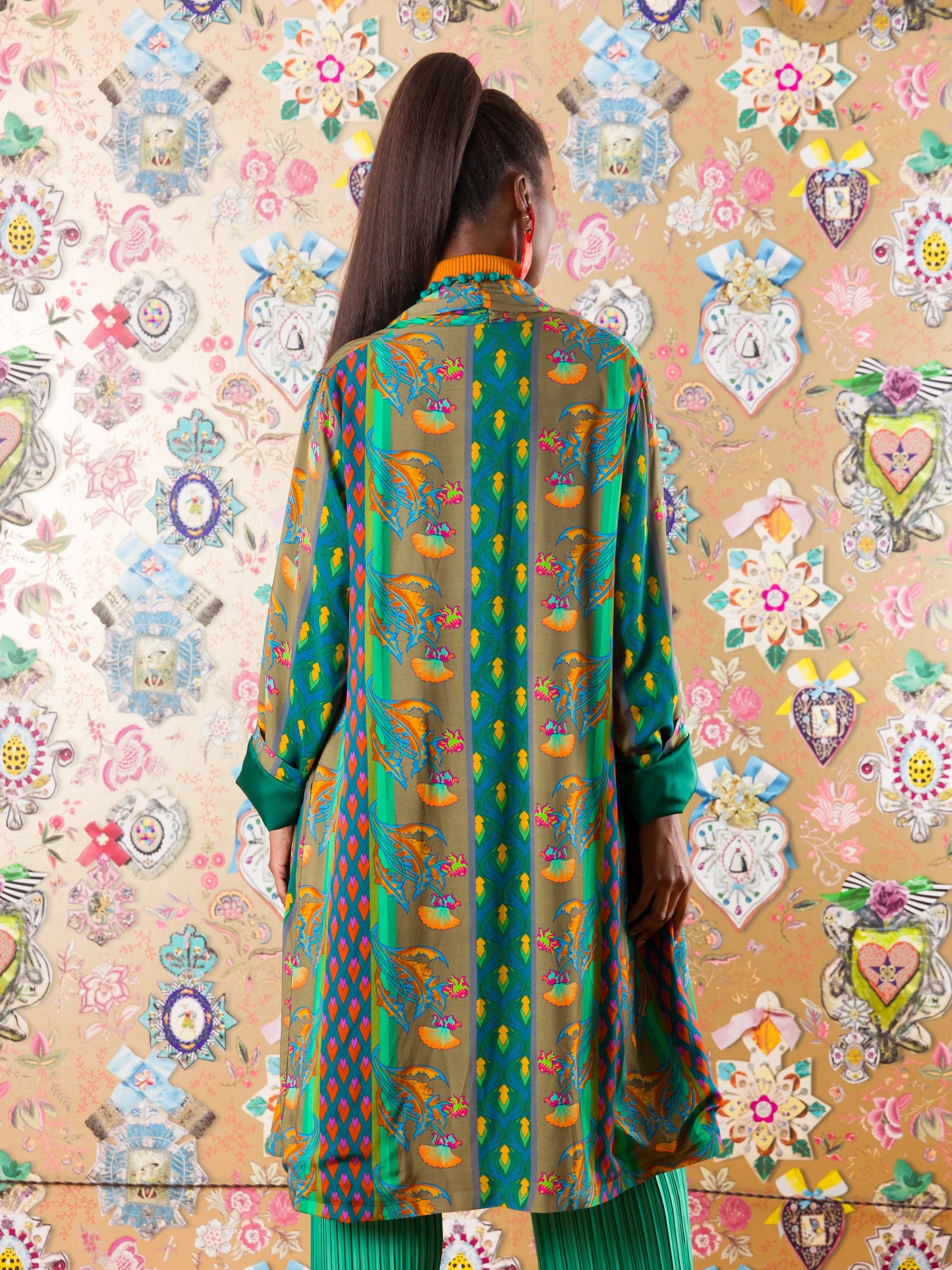 Kimono Mbamba Bay in fantasia floreale