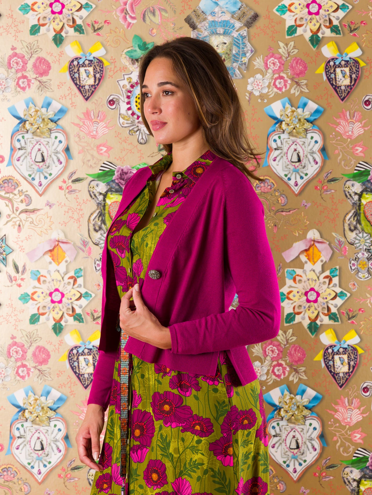 Cardigan Kyela in lana