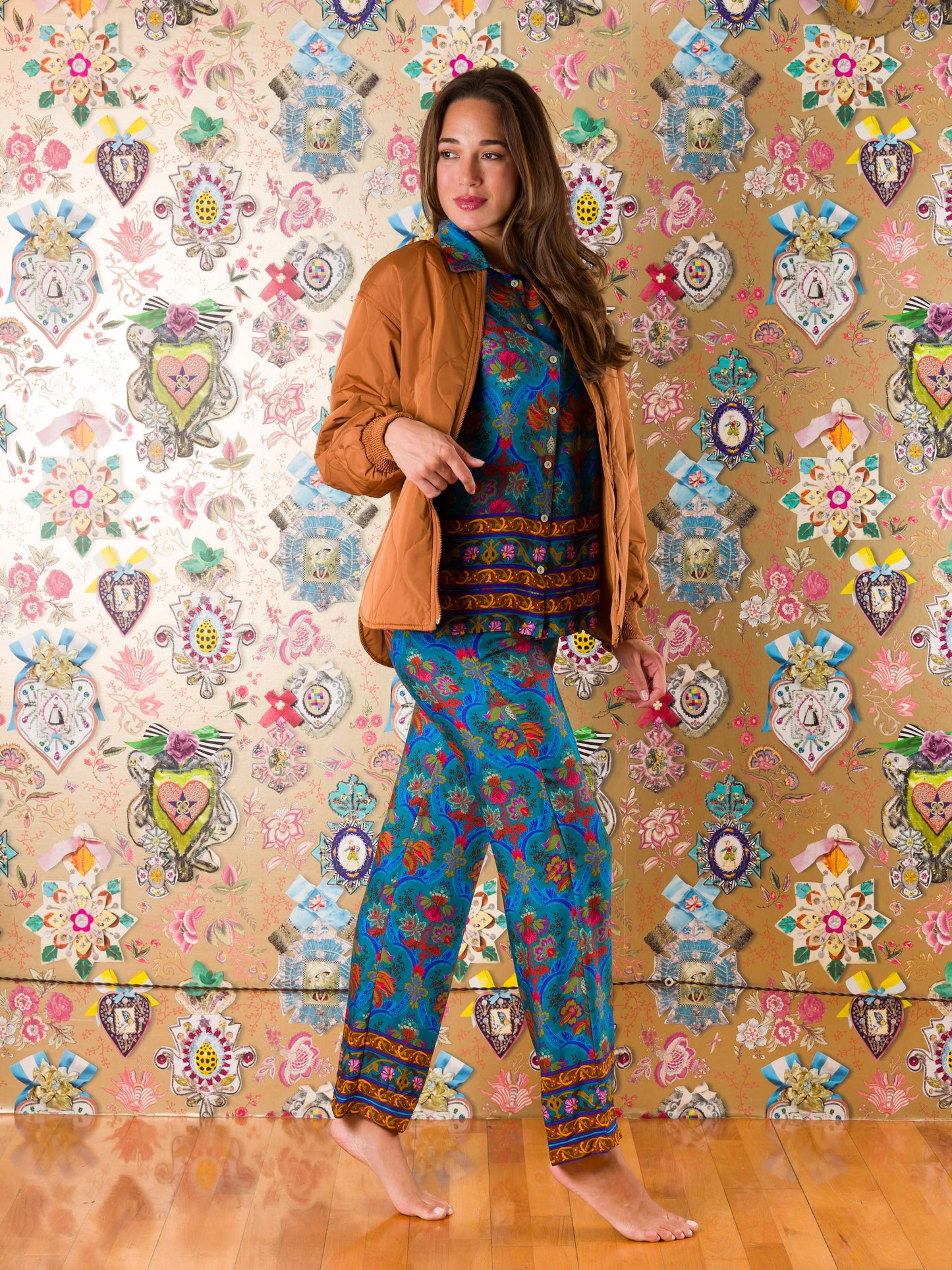 Pantaloni Kalenga in viscosa
