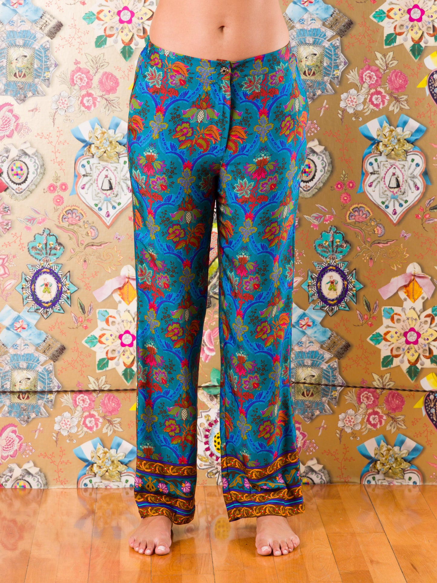 Pantaloni Kalenga in viscosa