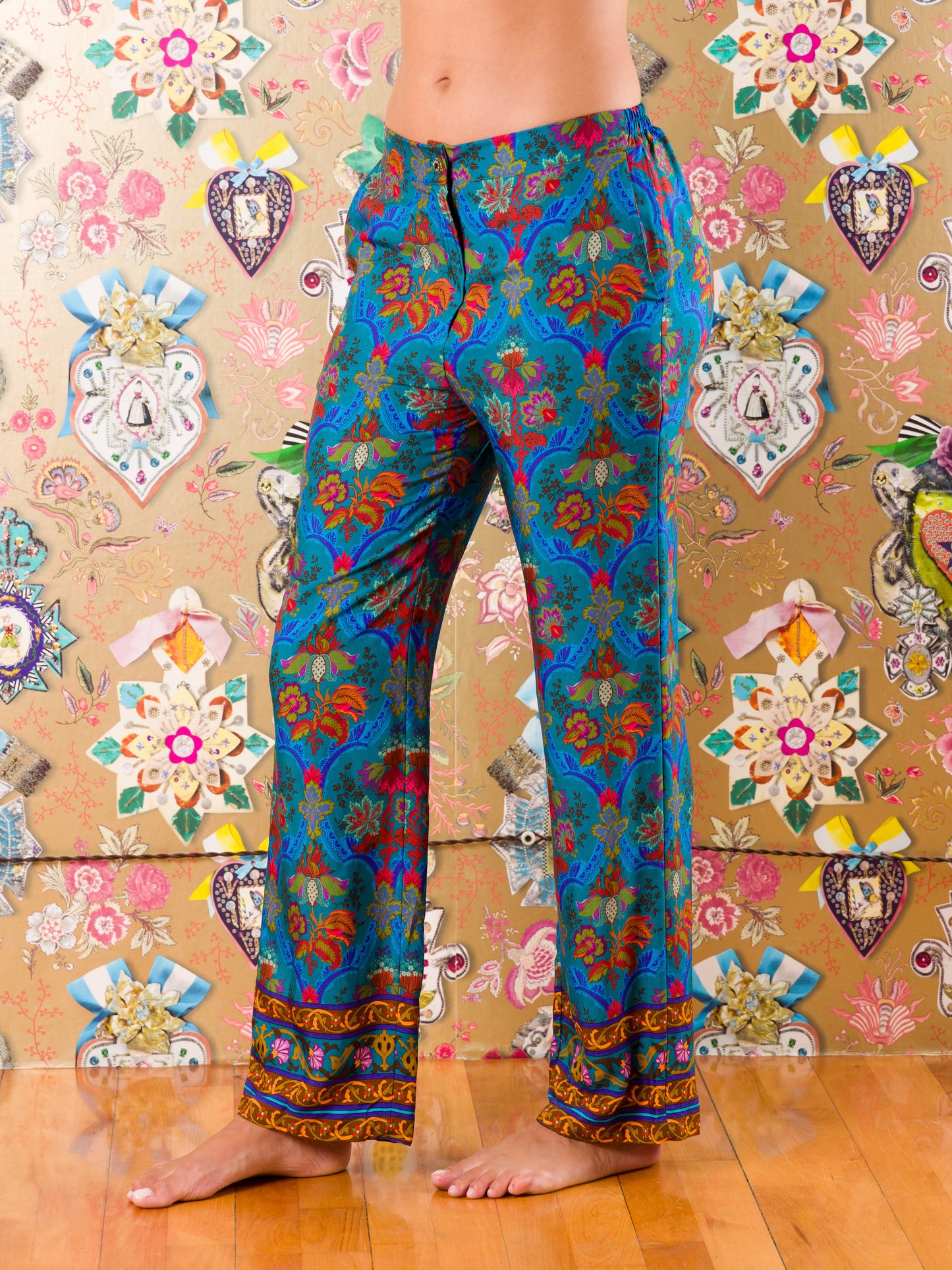 Pantaloni Kalenga in viscosa