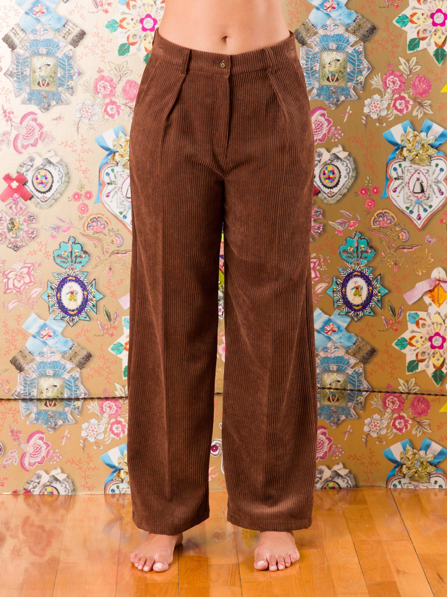Pantaloni Hluhluwe in velluto 500 righe
