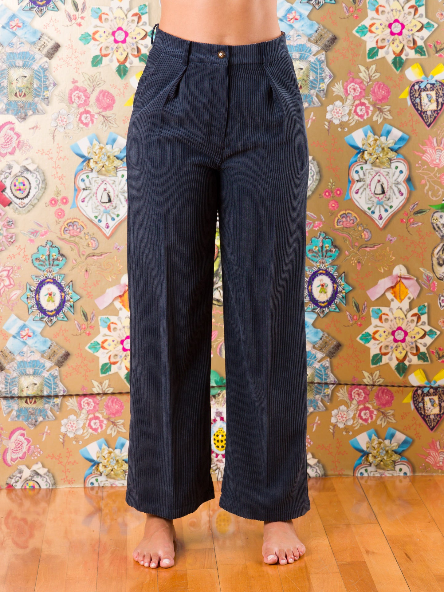 Pantaloni Hluhluwe in velluto 500 righe