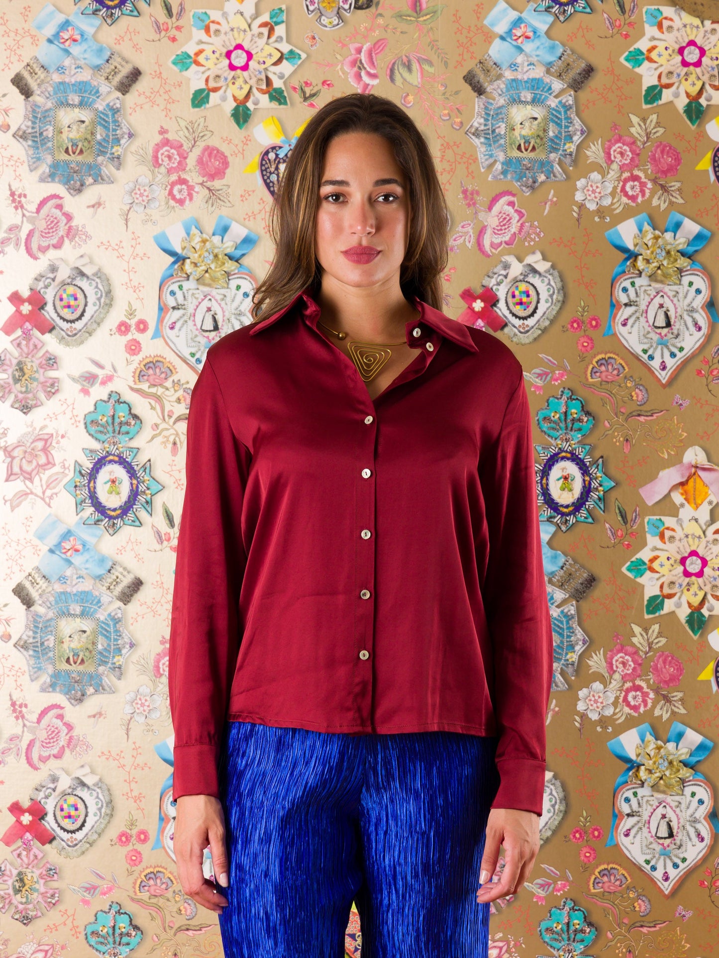 Camicia Kilwa Kivinje in raso