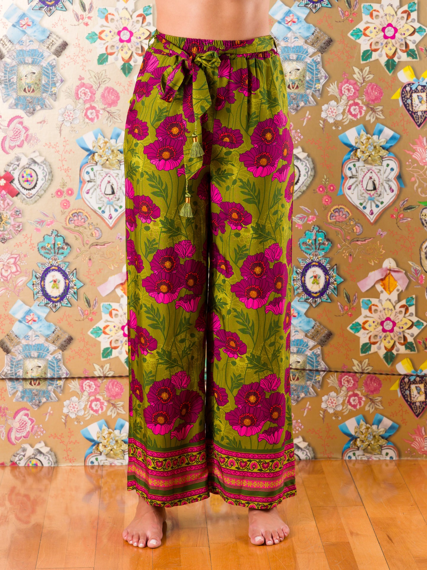 Pantaloni Hazyview in viscosa