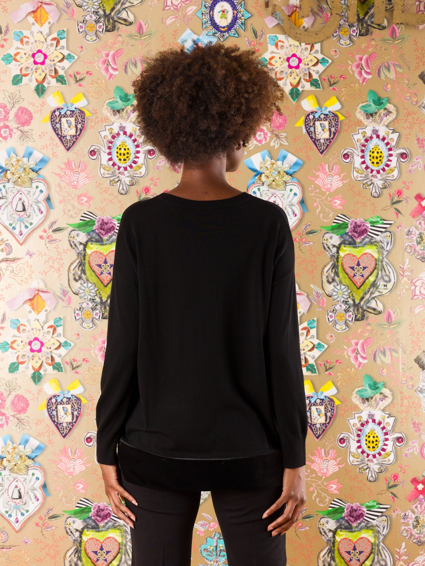 Maglia Kiwengwa con bordo in velluto