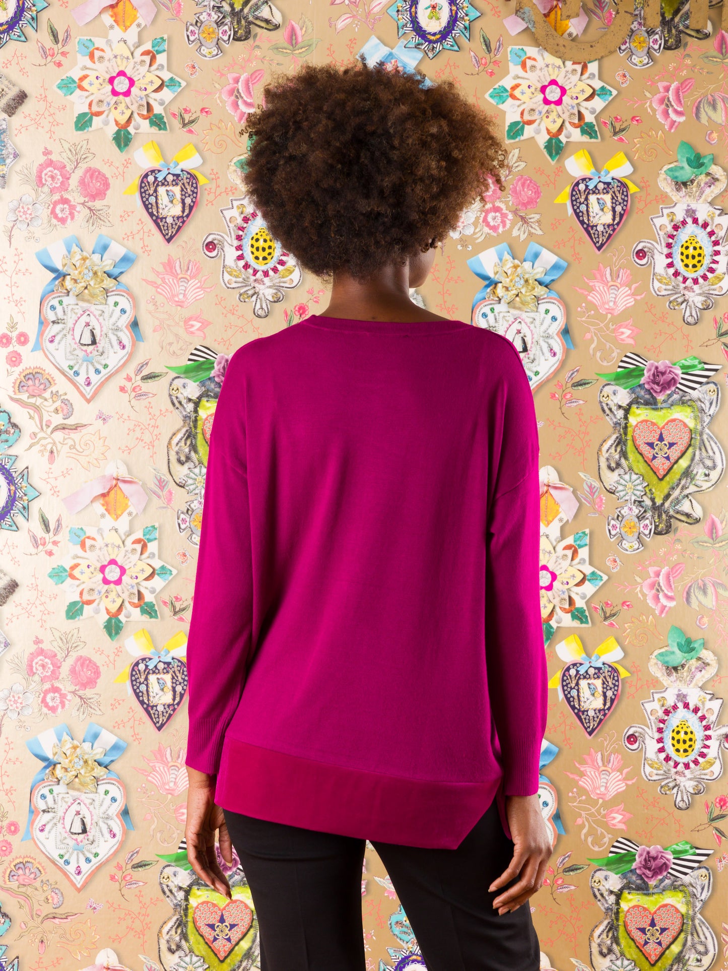 Maglia Kiwengwa con bordo in velluto