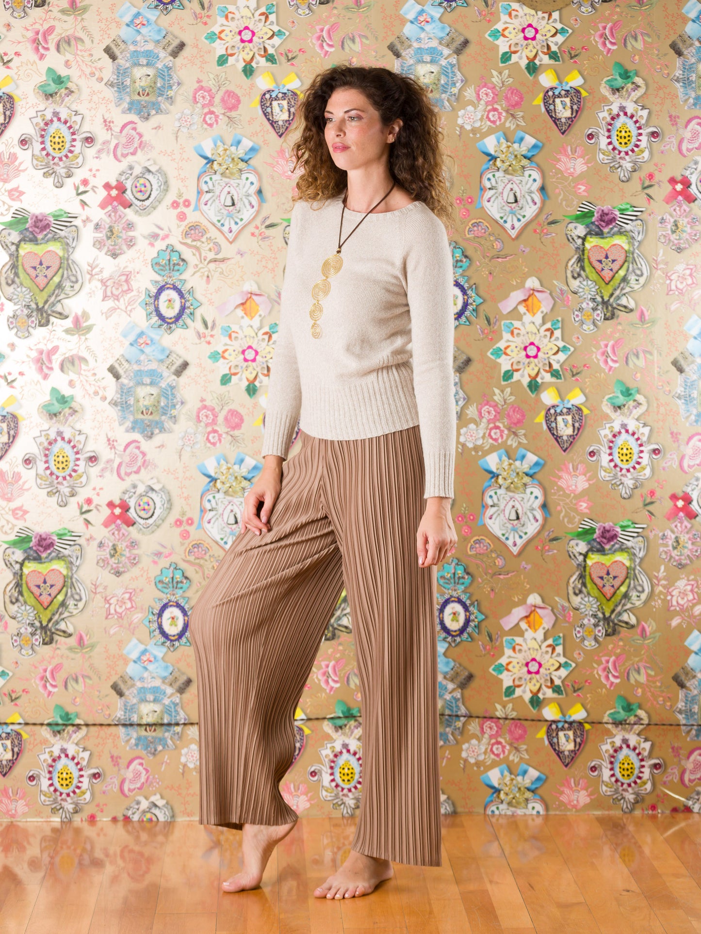 Maglia Leribe in misto cachemire