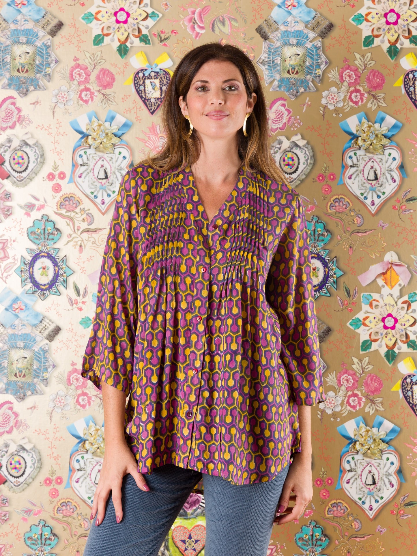 Camicia Mokopane stampata