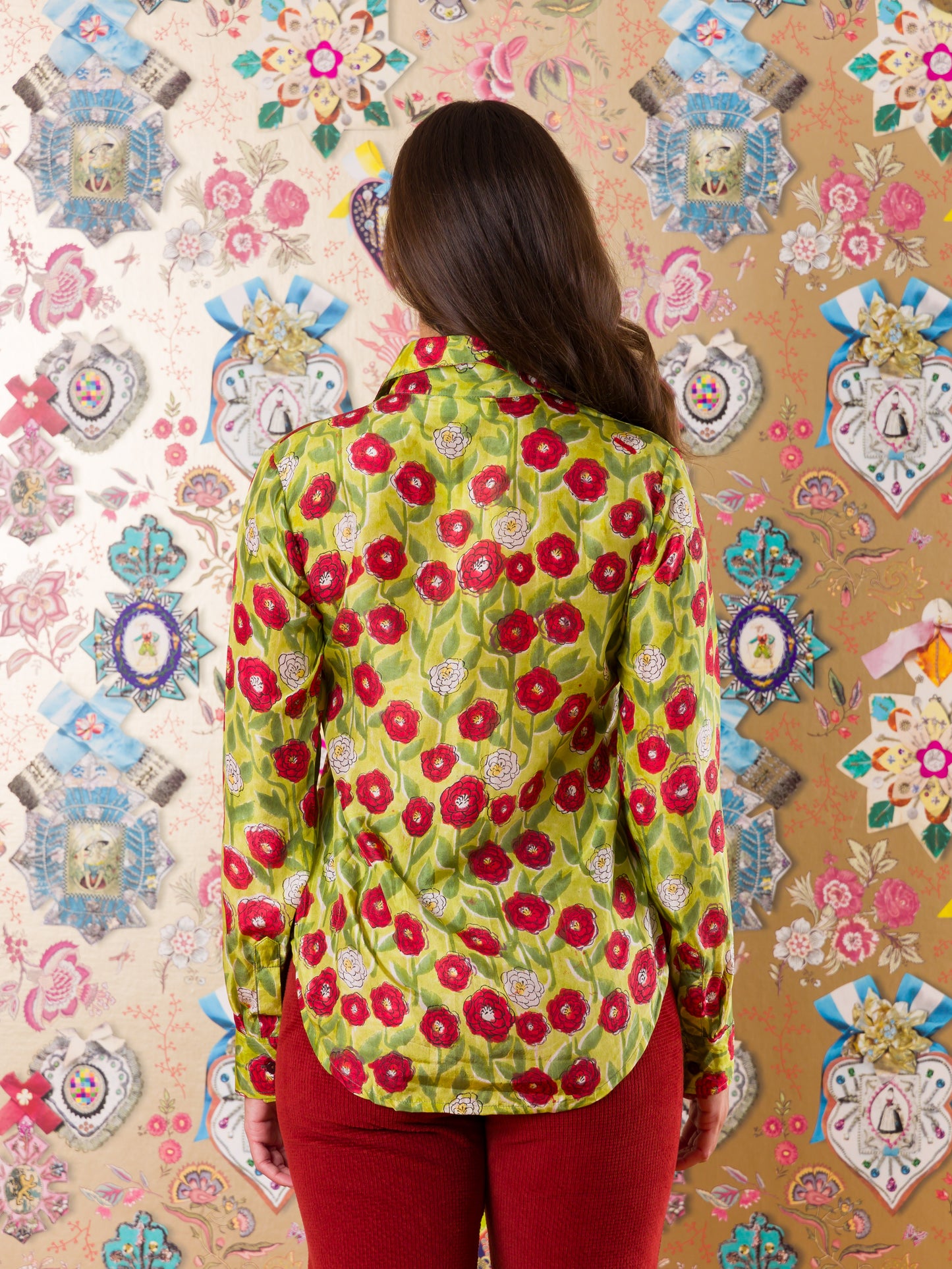 Camicia classica Bela-Bela in seta