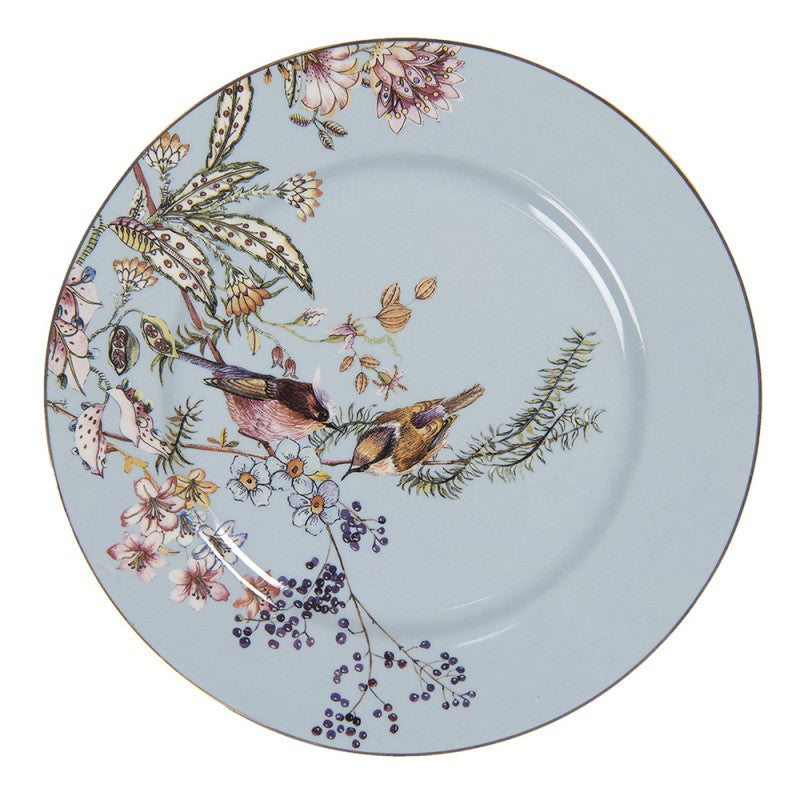 Plate - Botanical Blue