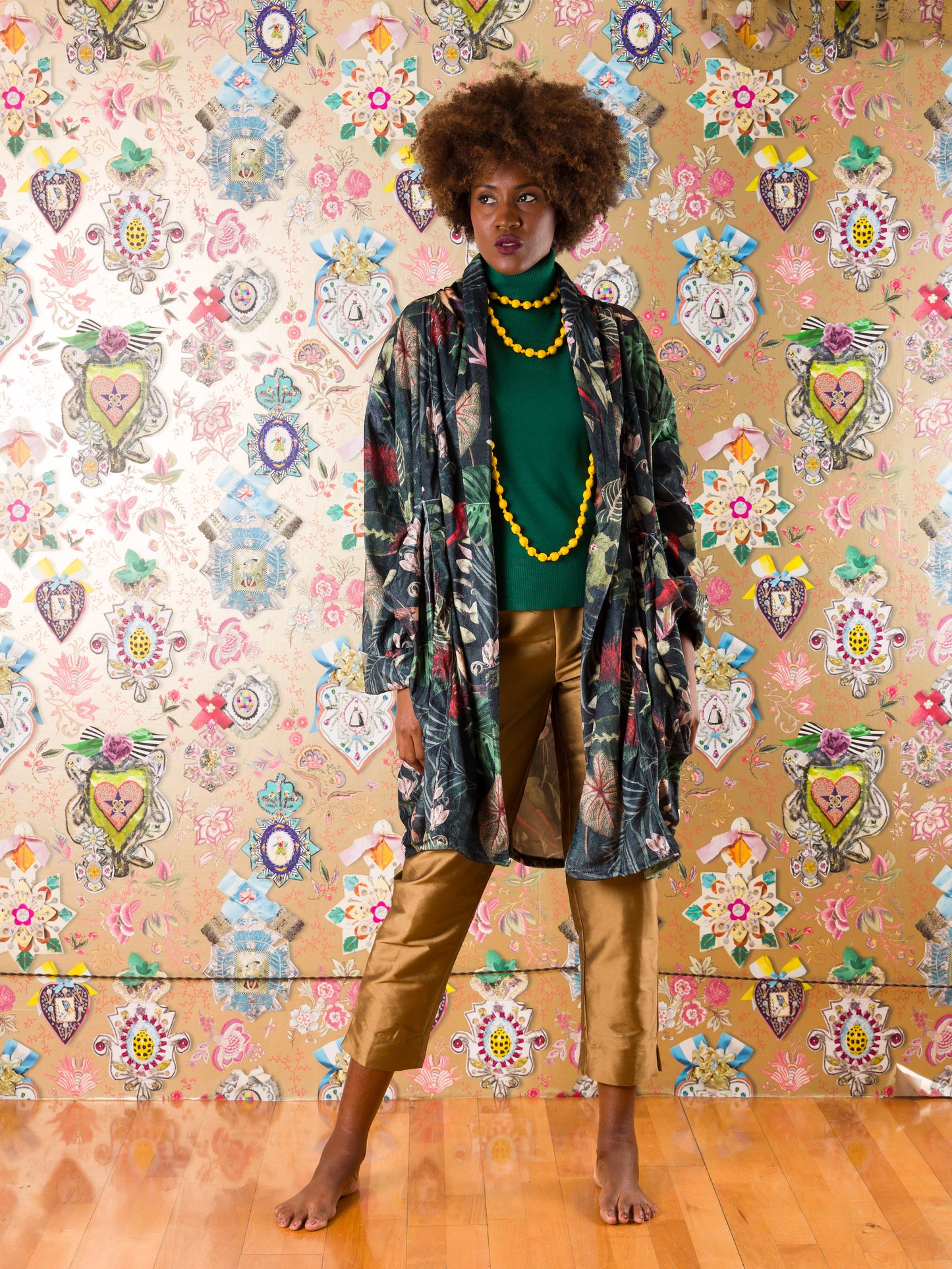 Kimono Ladybrand in velluto