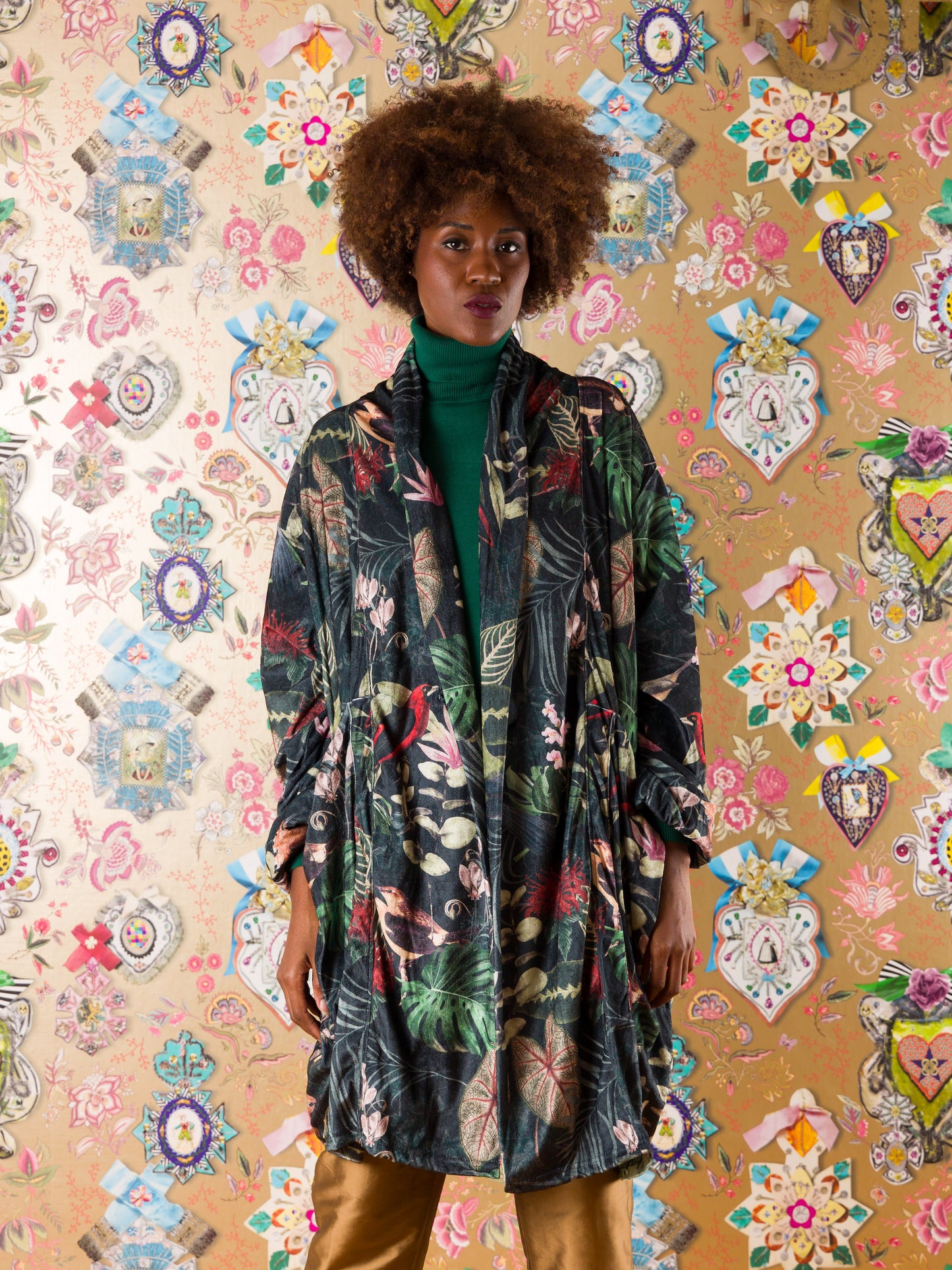 Kimono Ladybrand in velluto