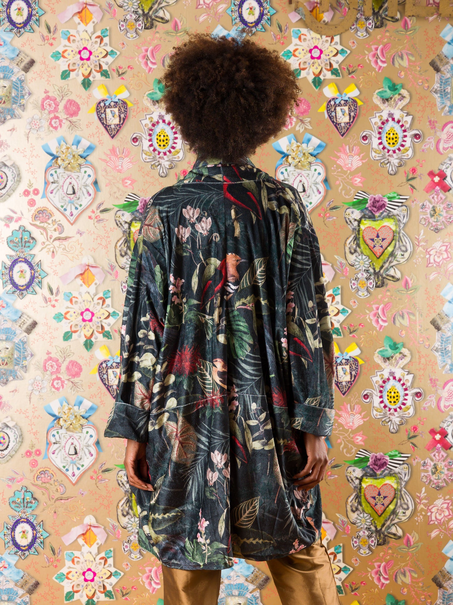 Kimono Ladybrand in velluto