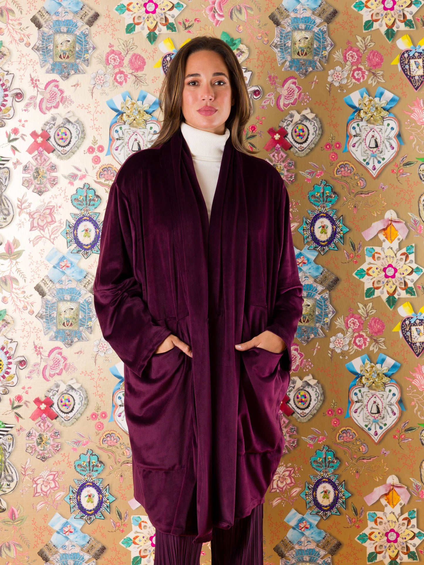 Kimono Kilwa Kisiwani in velluto