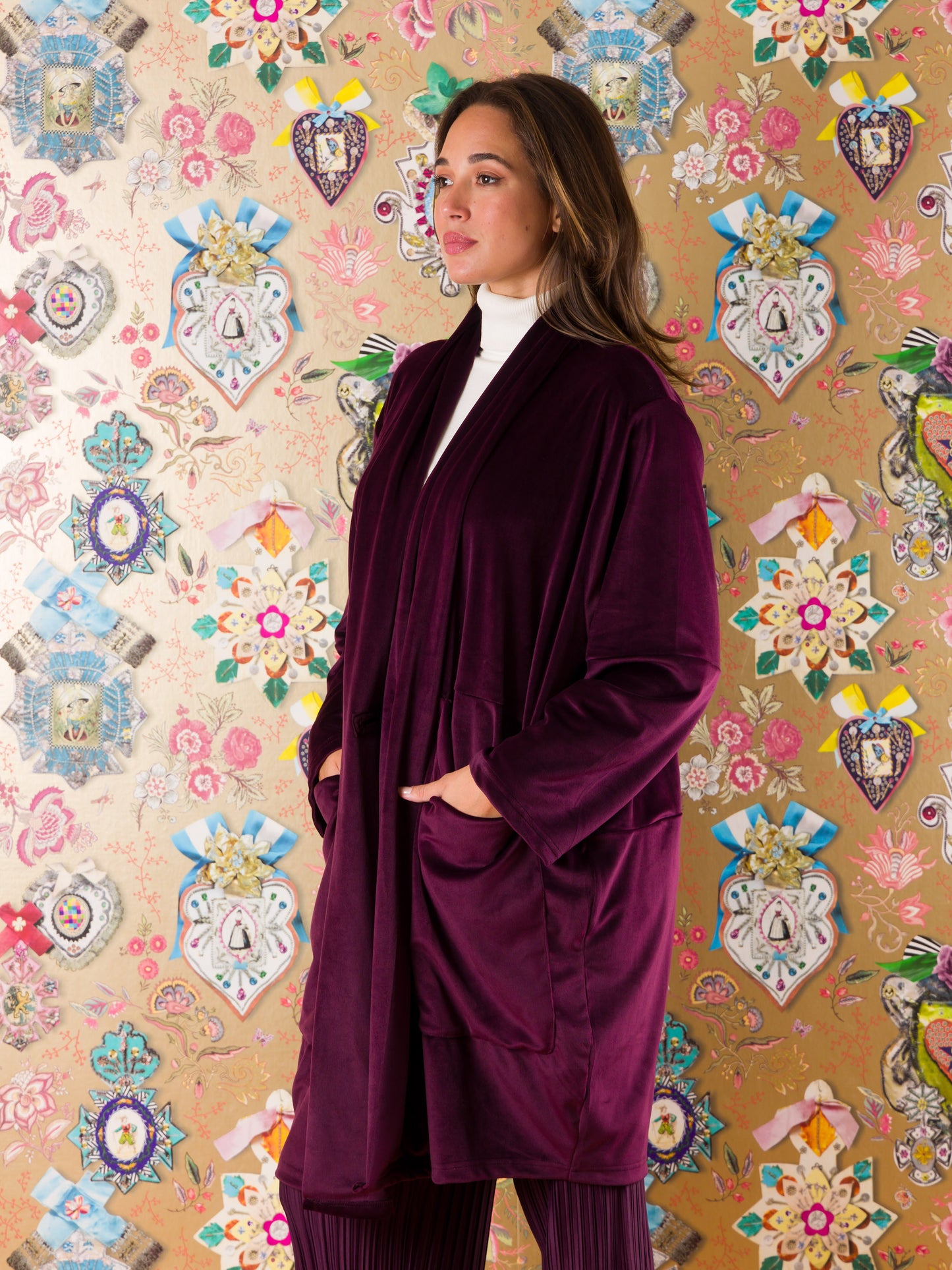 Kimono Kilwa Kisiwani in velluto