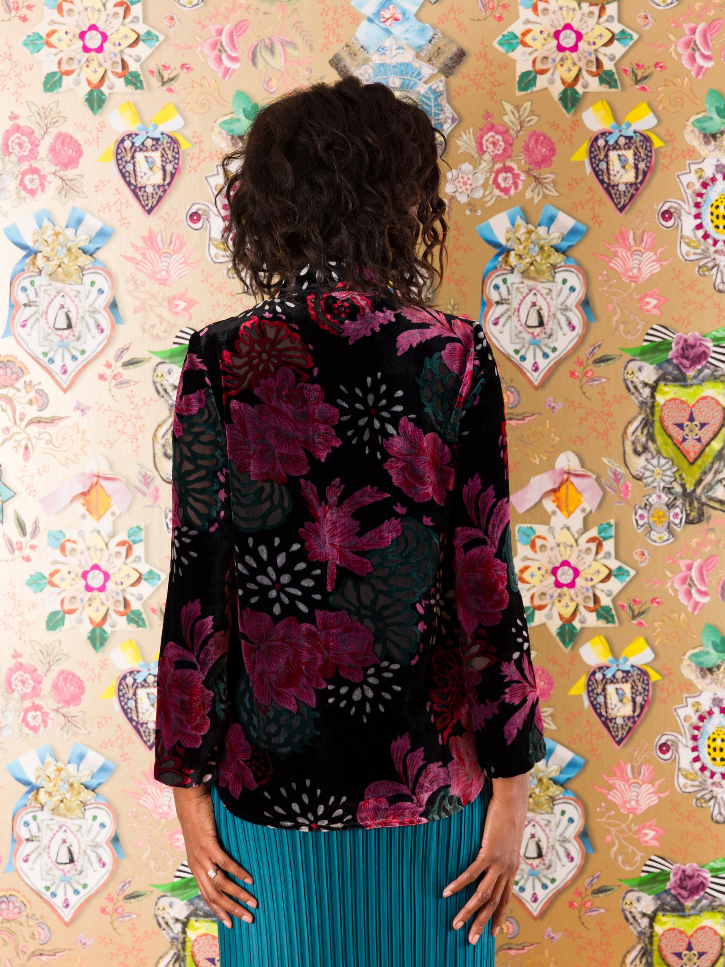 Giacca Manises in Velluto Devorè