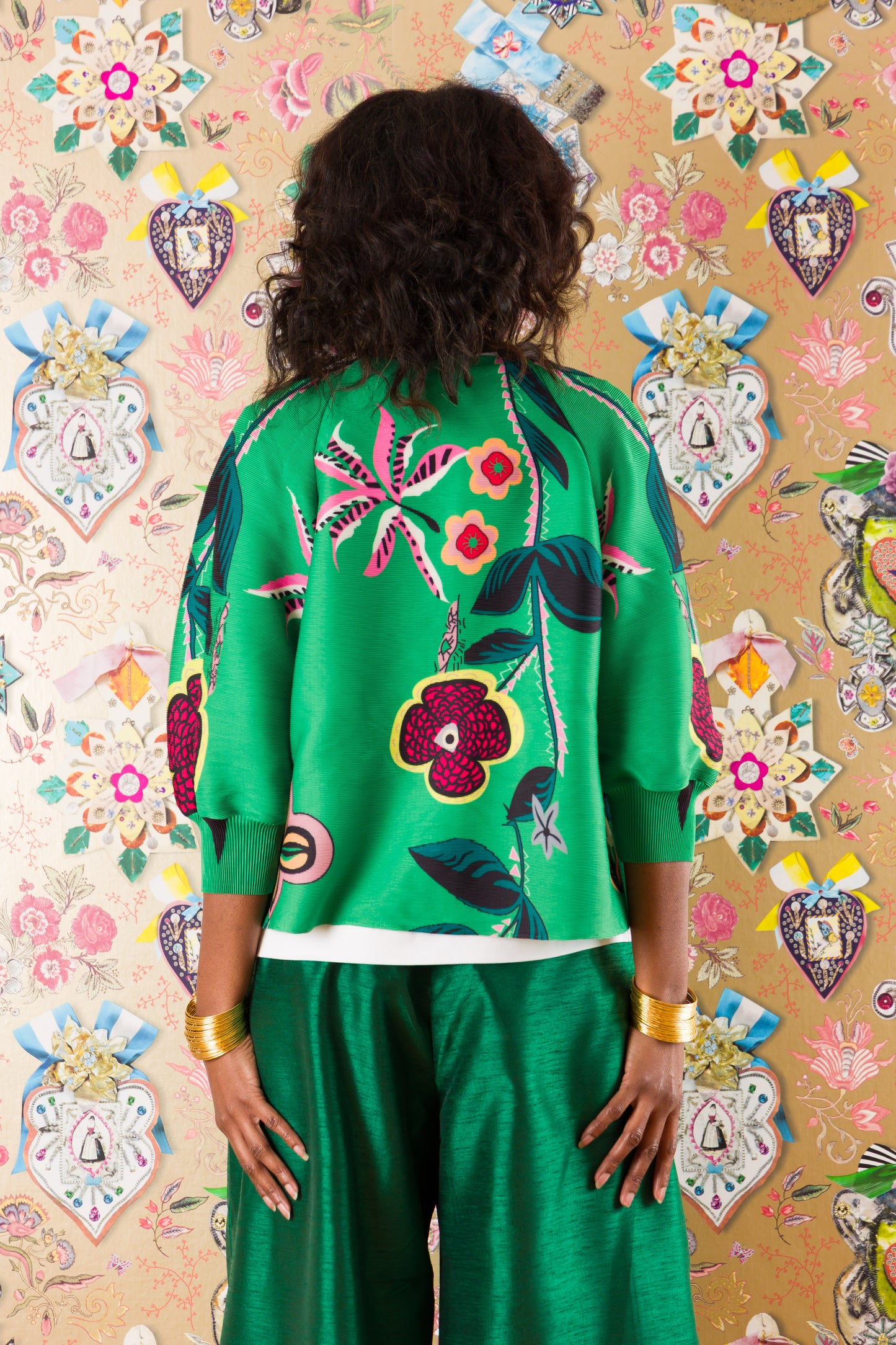 Giacca Pompelmo Crinkle