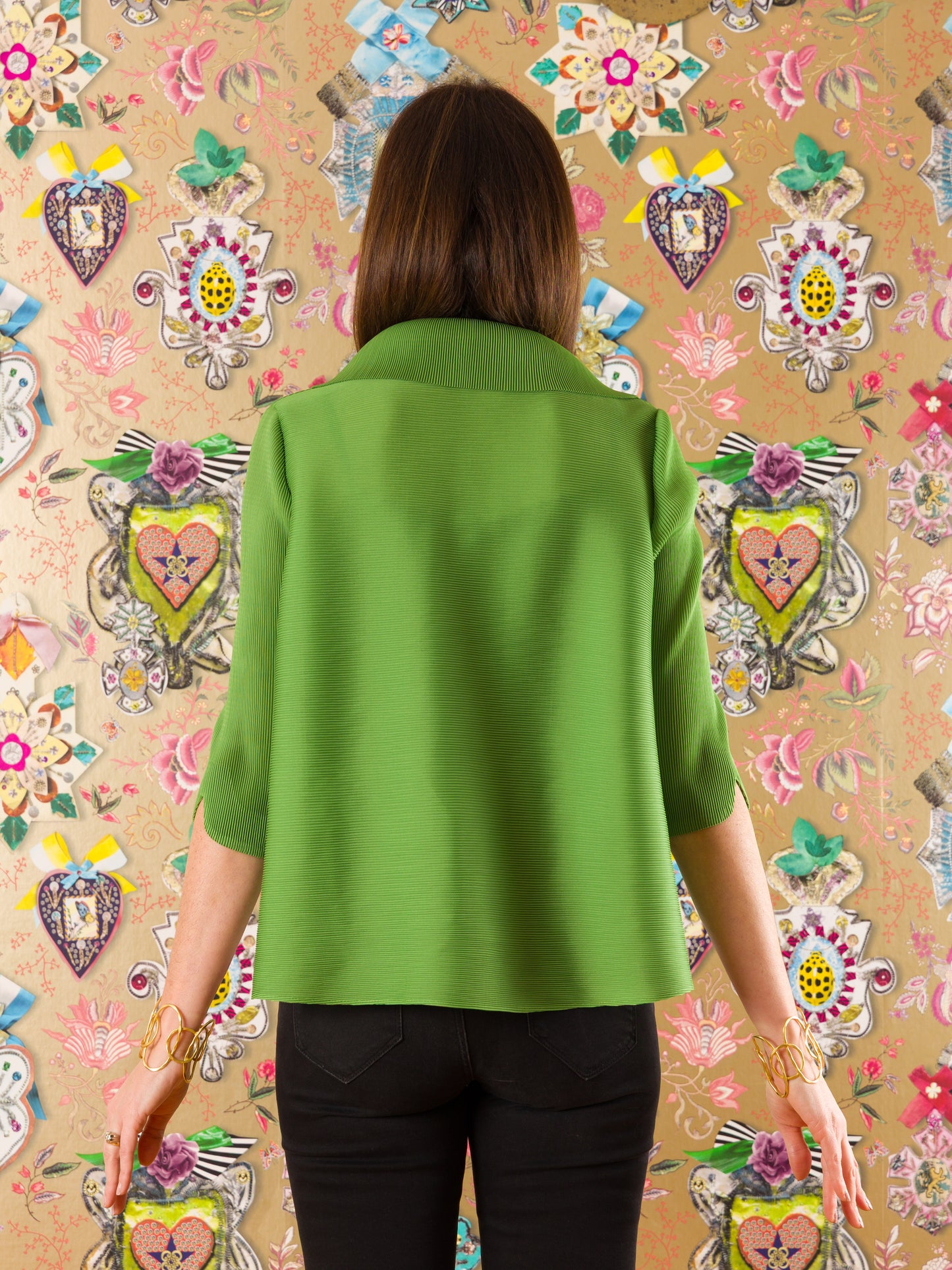 Giacca Nocciolo Crinkle