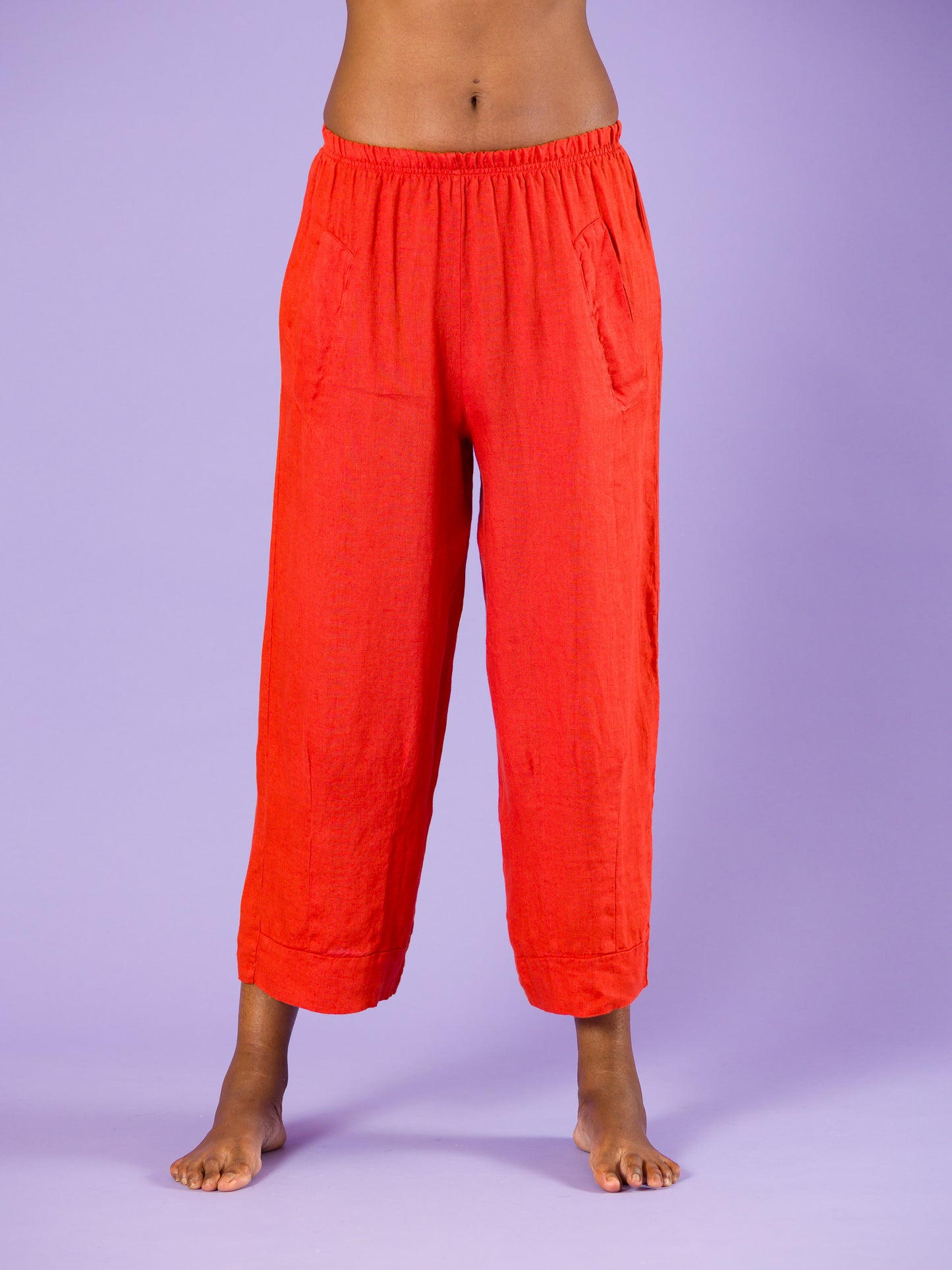 Pantaloni Tribolo in lino