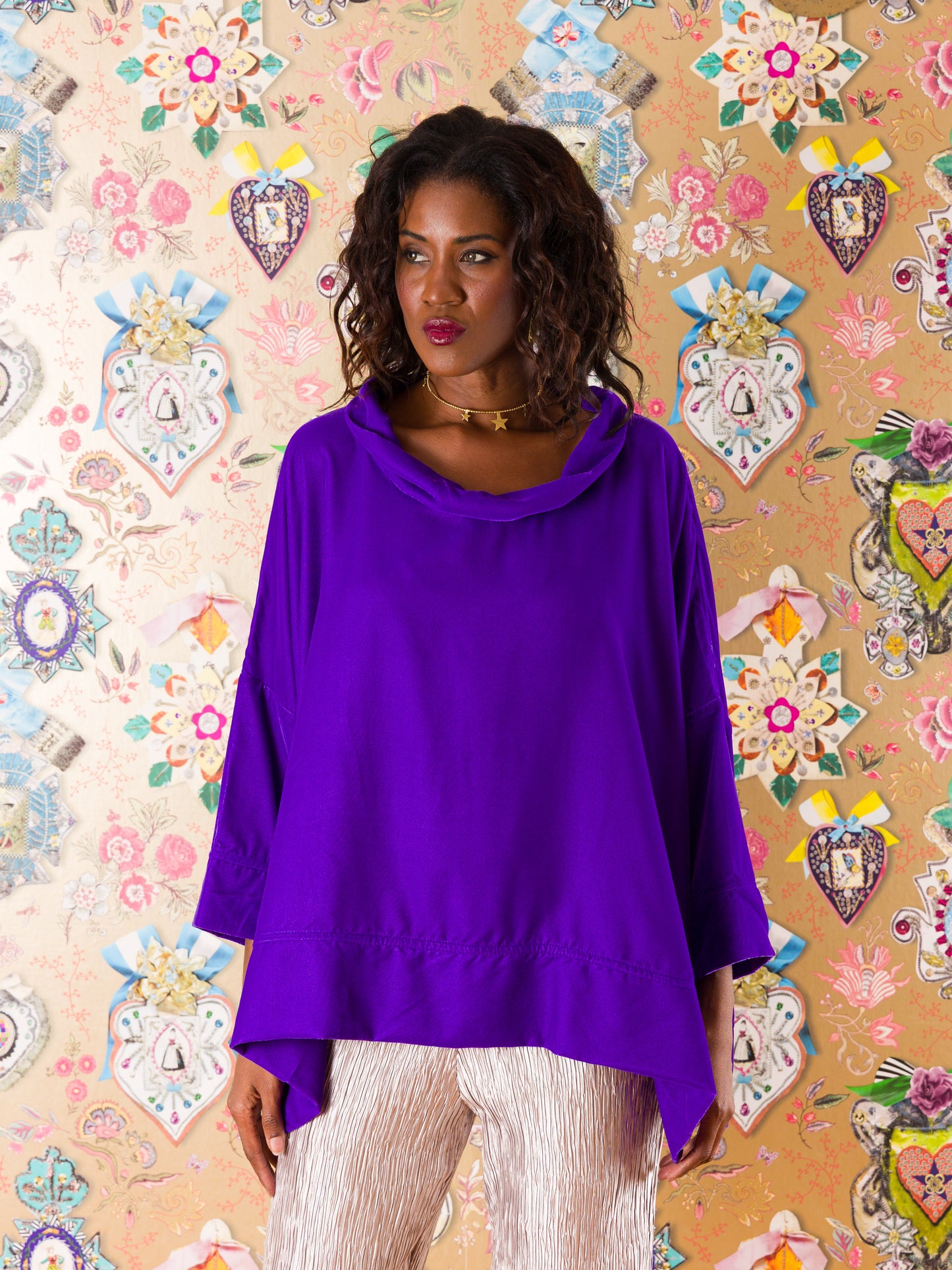 Casacca Santander in velluto di seta