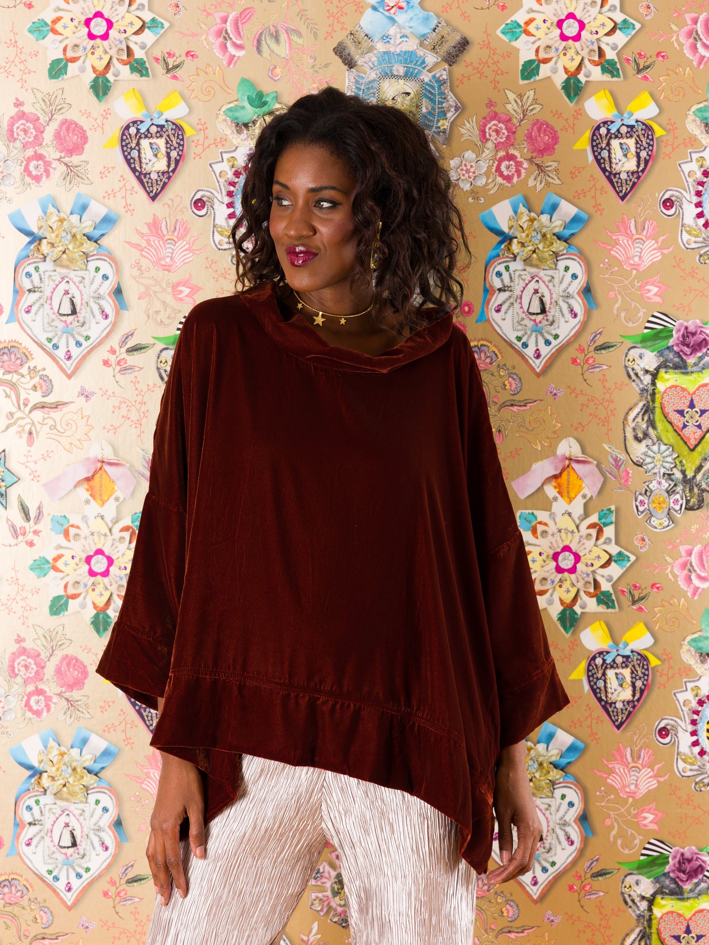 Casacca Santander in velluto di seta