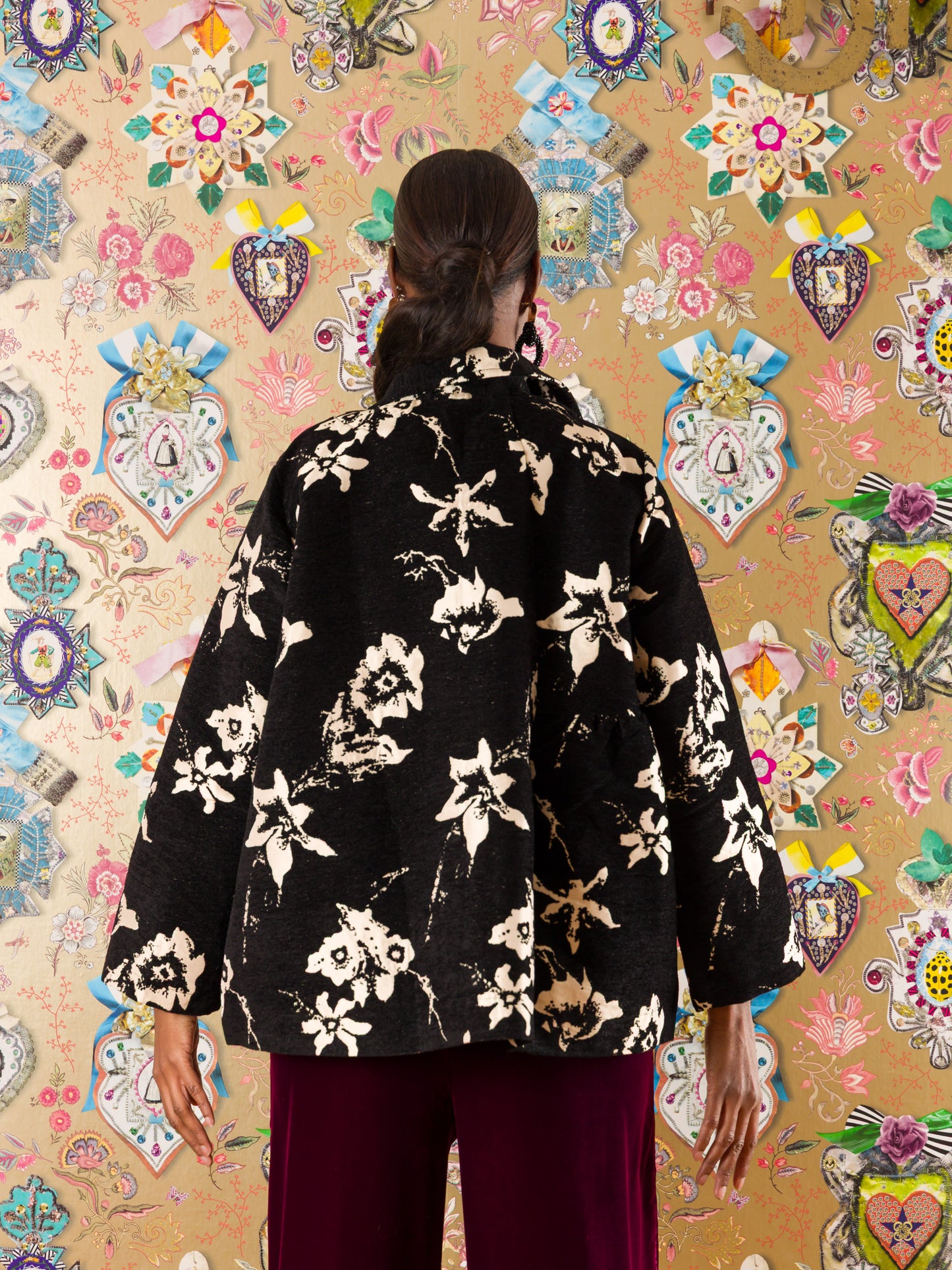 Giacca Saragozza in velluto di seta