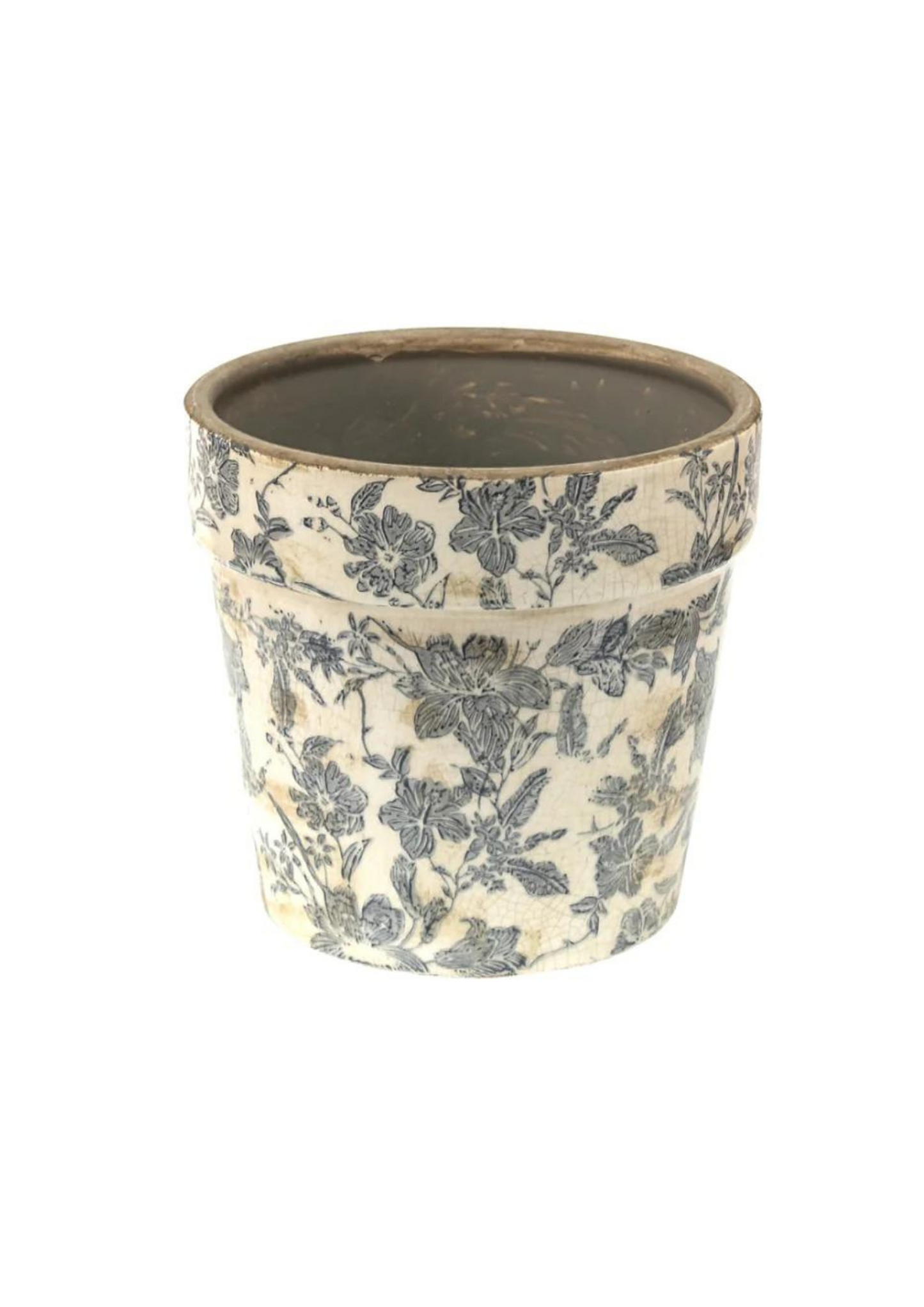 Vaso porta pianta - Grigio e Beige