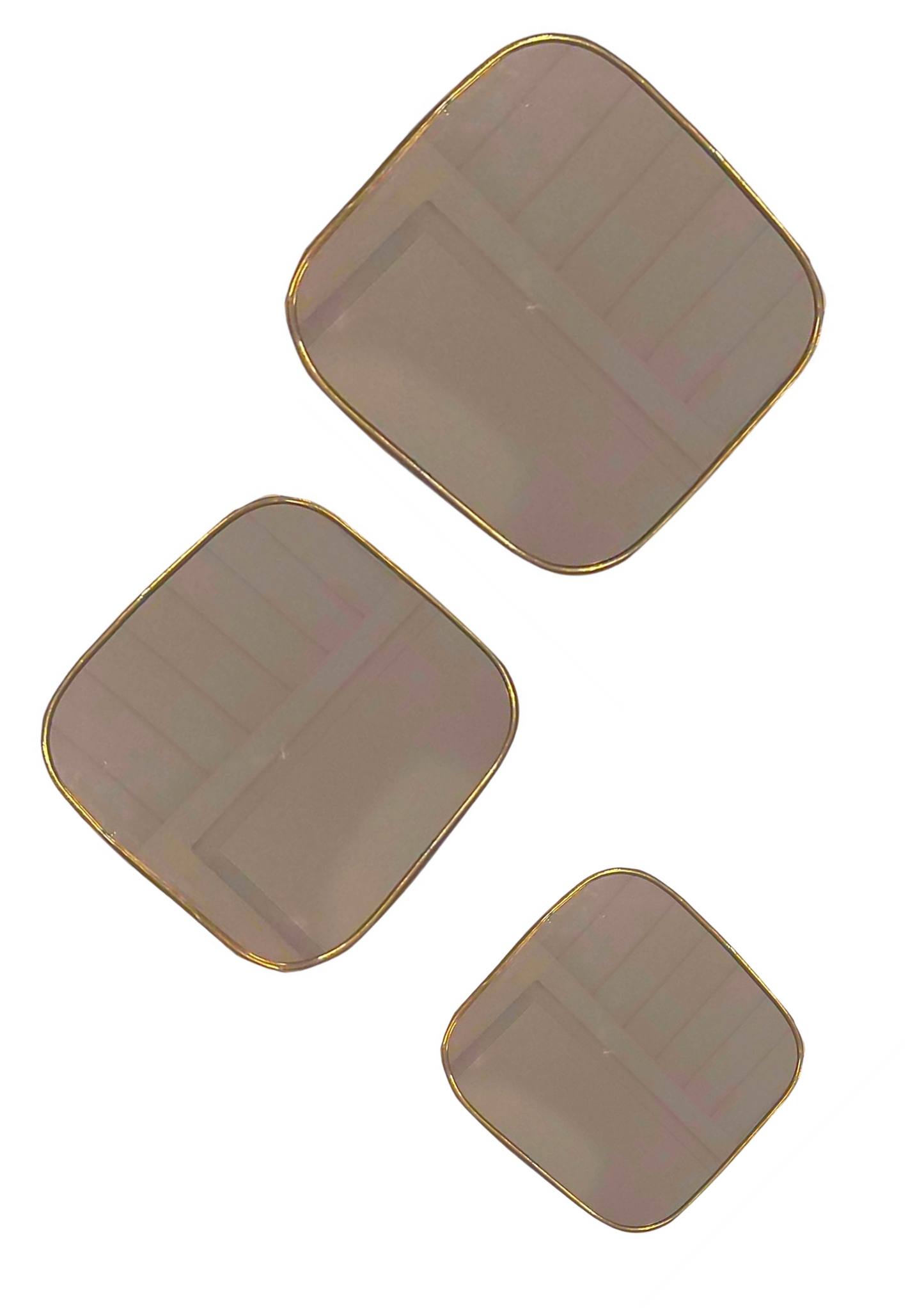 Specchio Oro - Quadrato