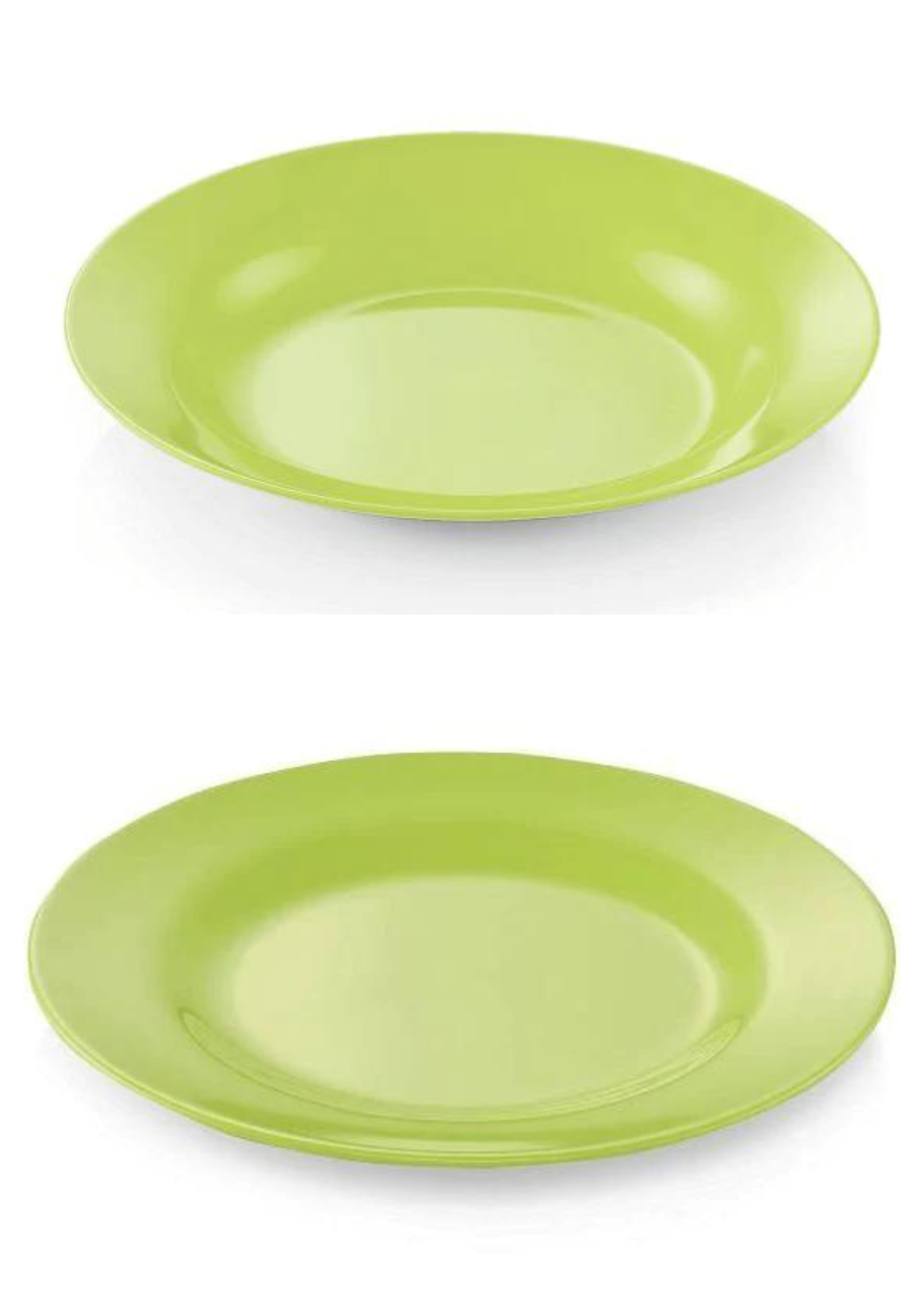 Green melamine plates deals