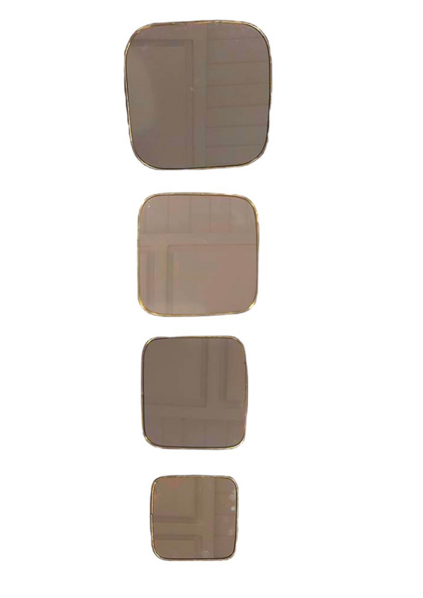 Specchio Oro - Quadrato