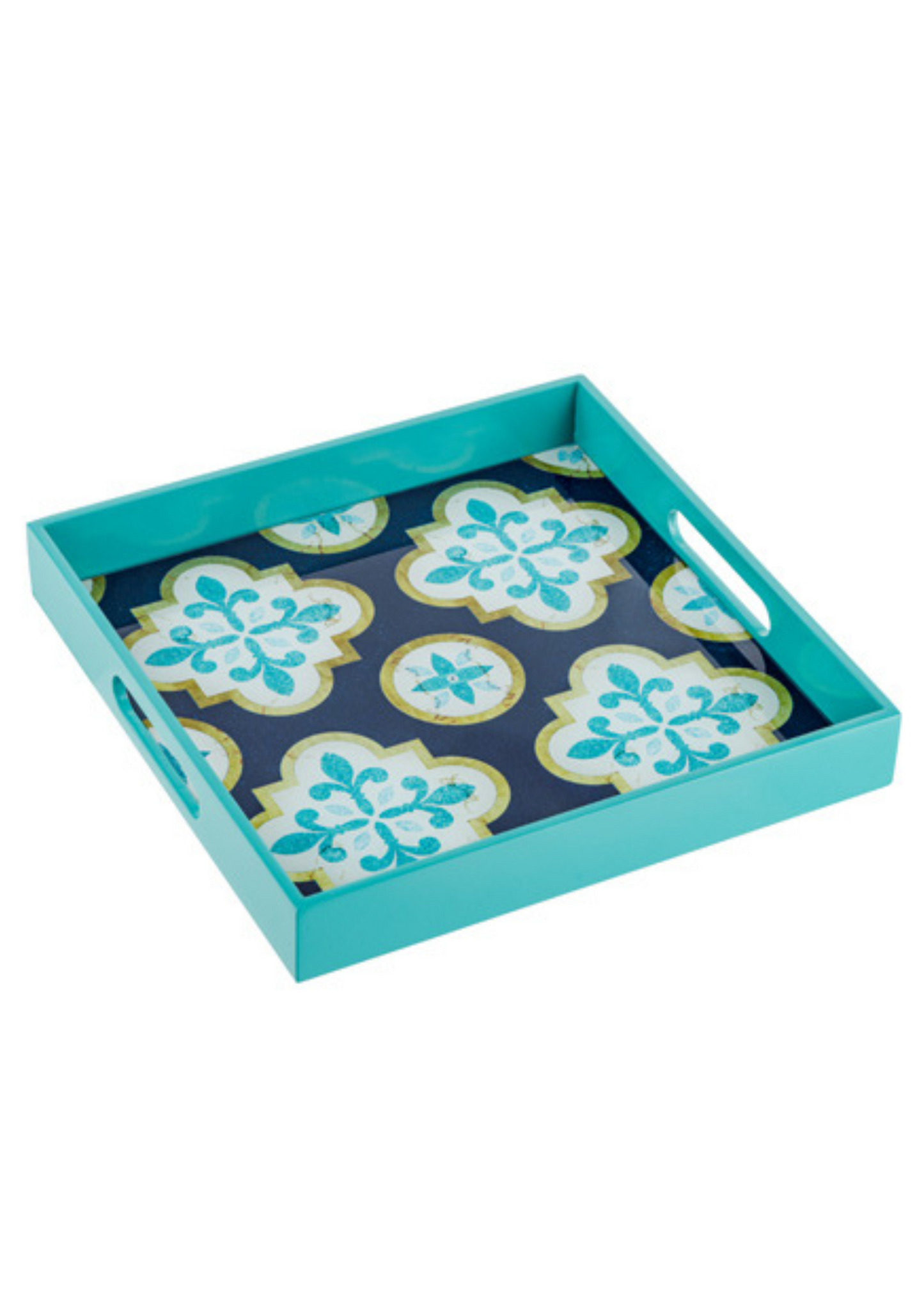 Vassoio Quadrato Specchio Cementine