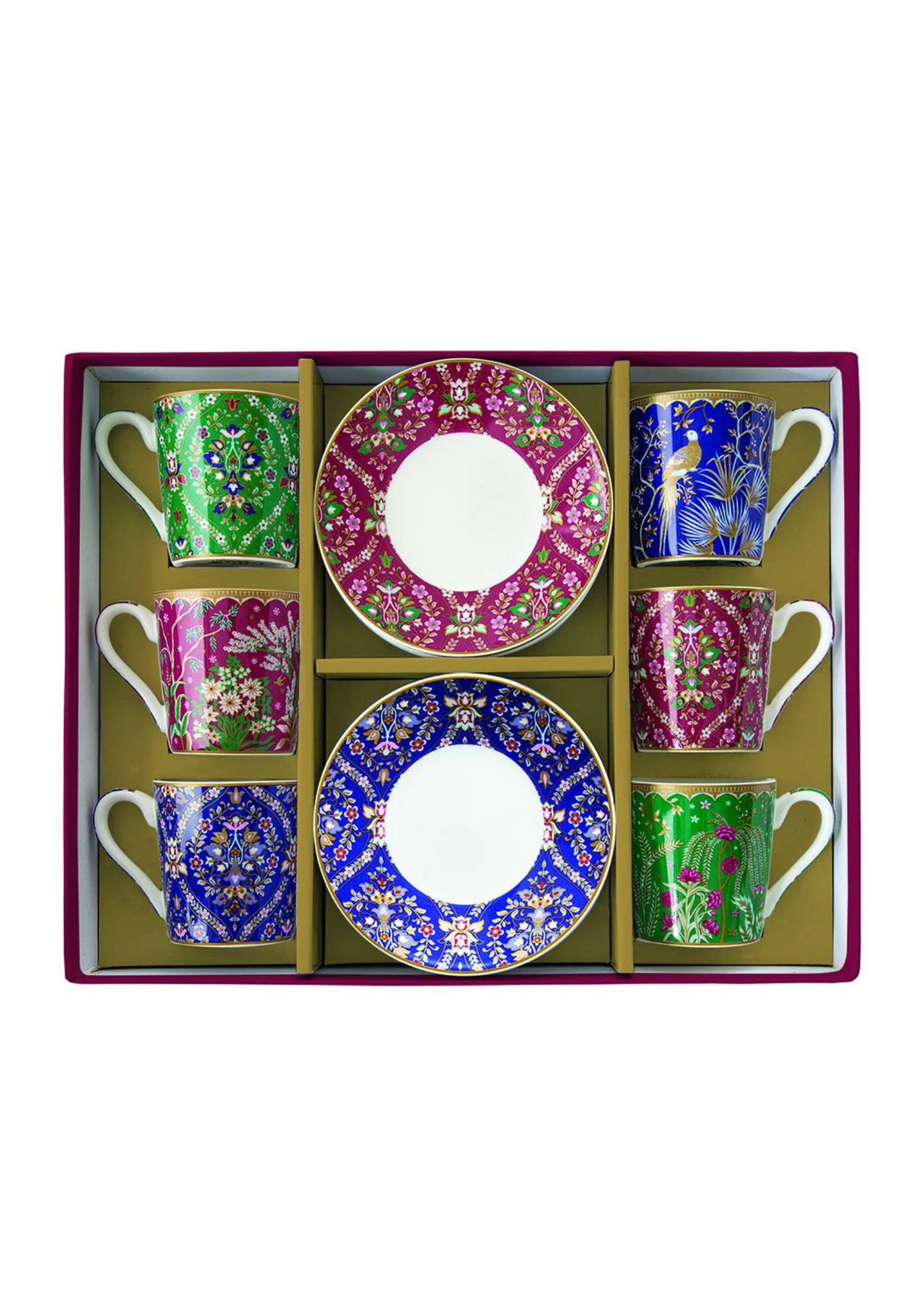 Servizio sei tazzine da caffè - Eclectic Chic