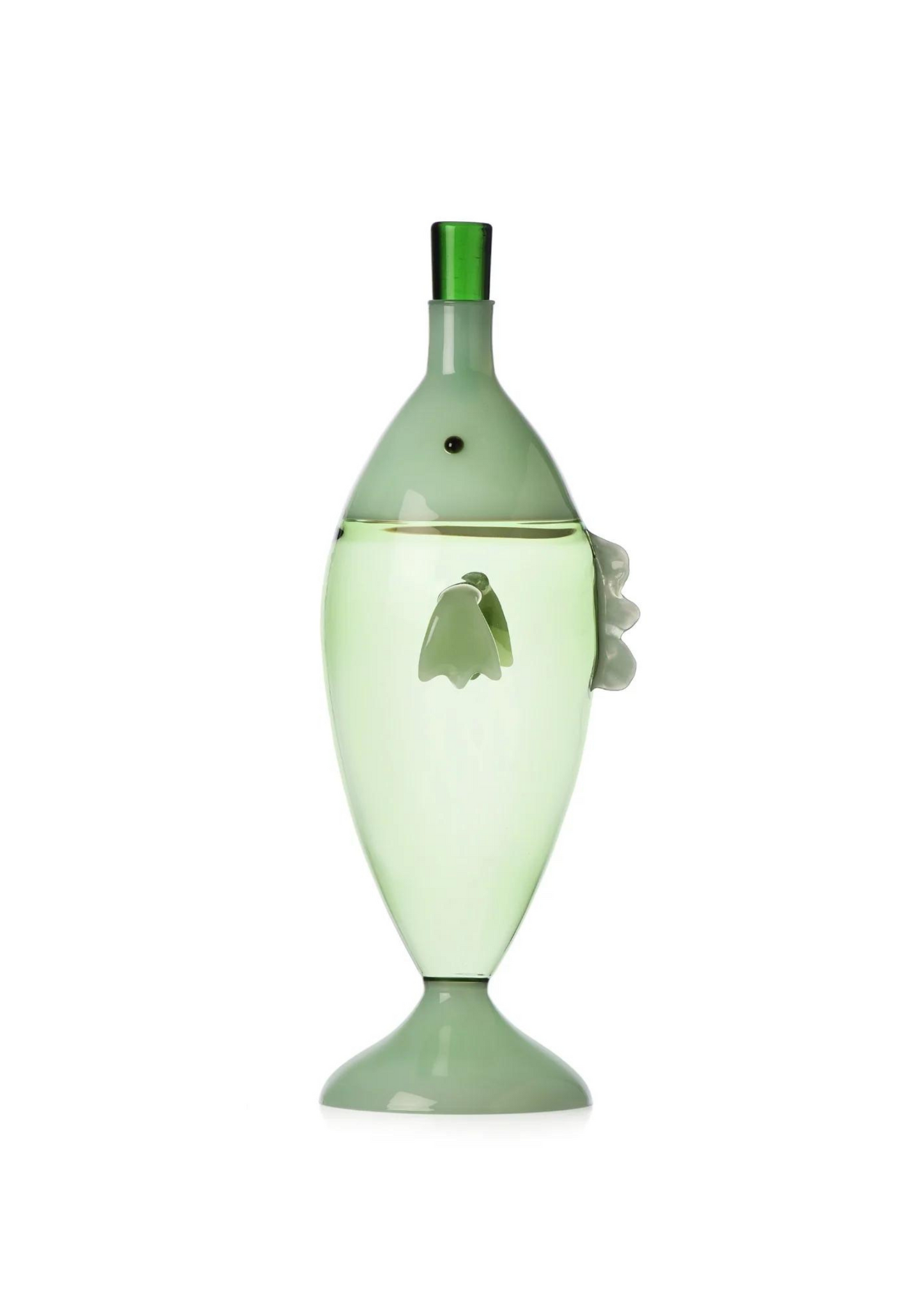Bottiglia Forma Pesce Verde